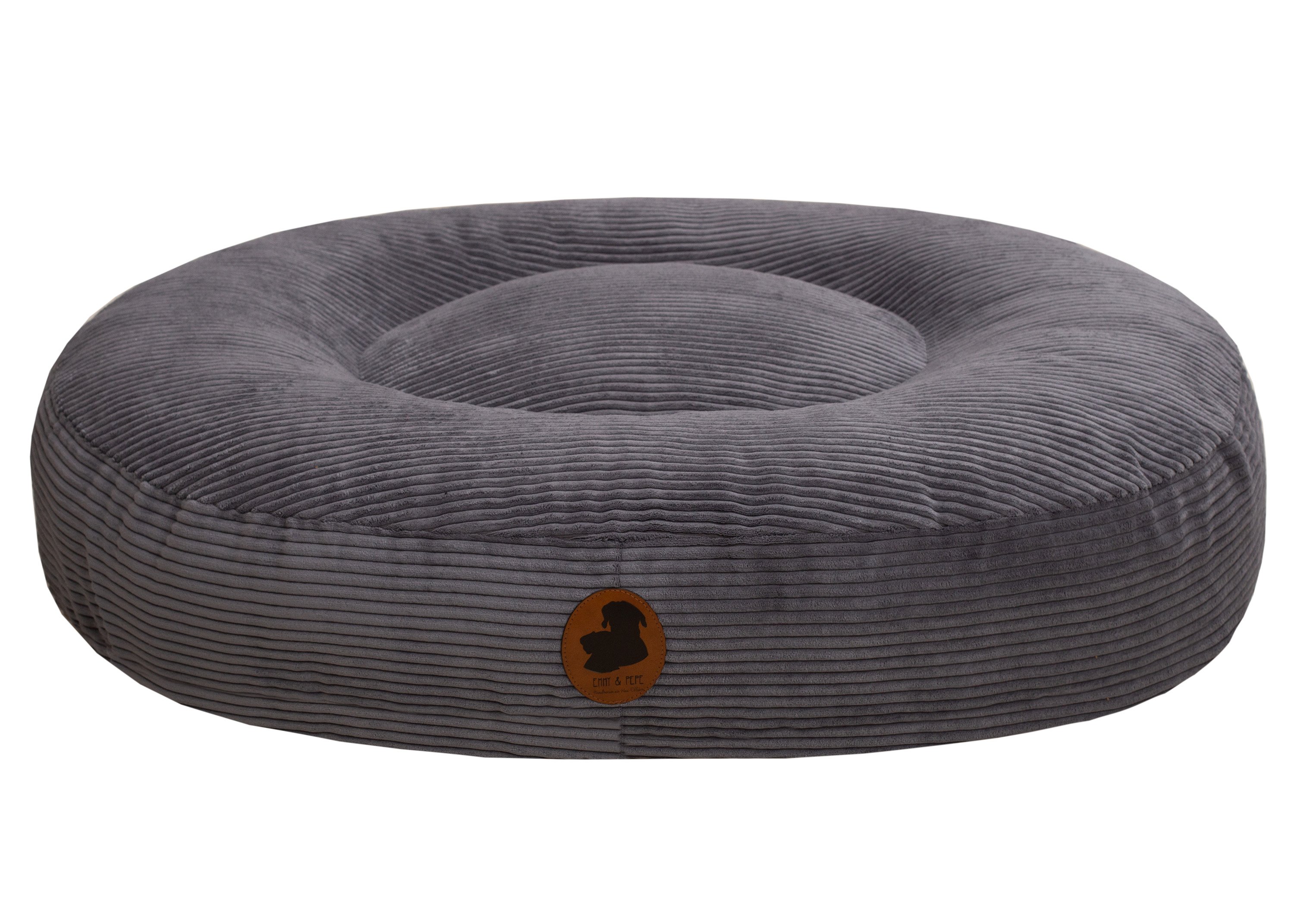 Wechselbezug Cord Dark Grey Oval-L (120x100cm)