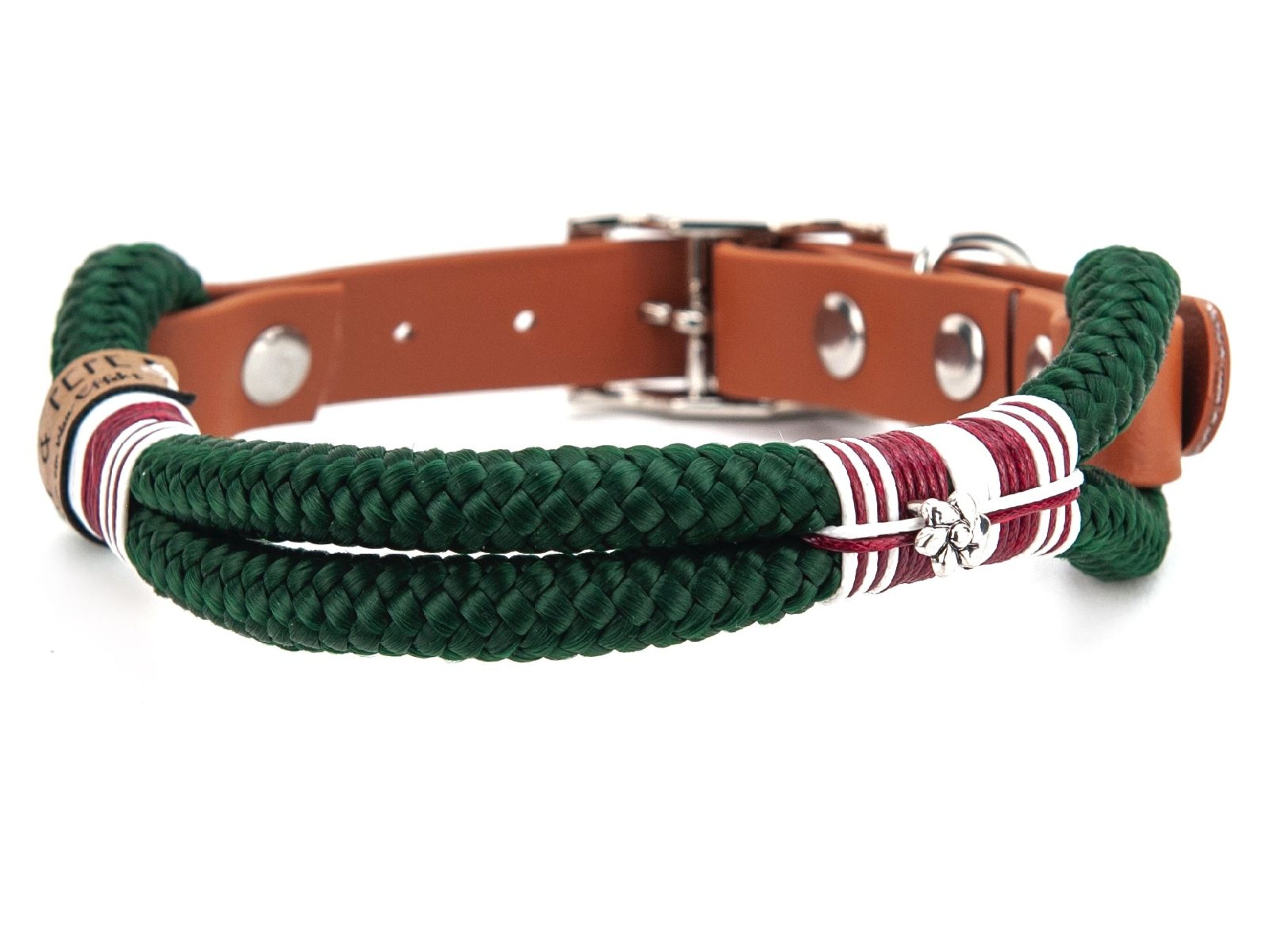 Rope collar without beads Edeltraud S (25-33cm)