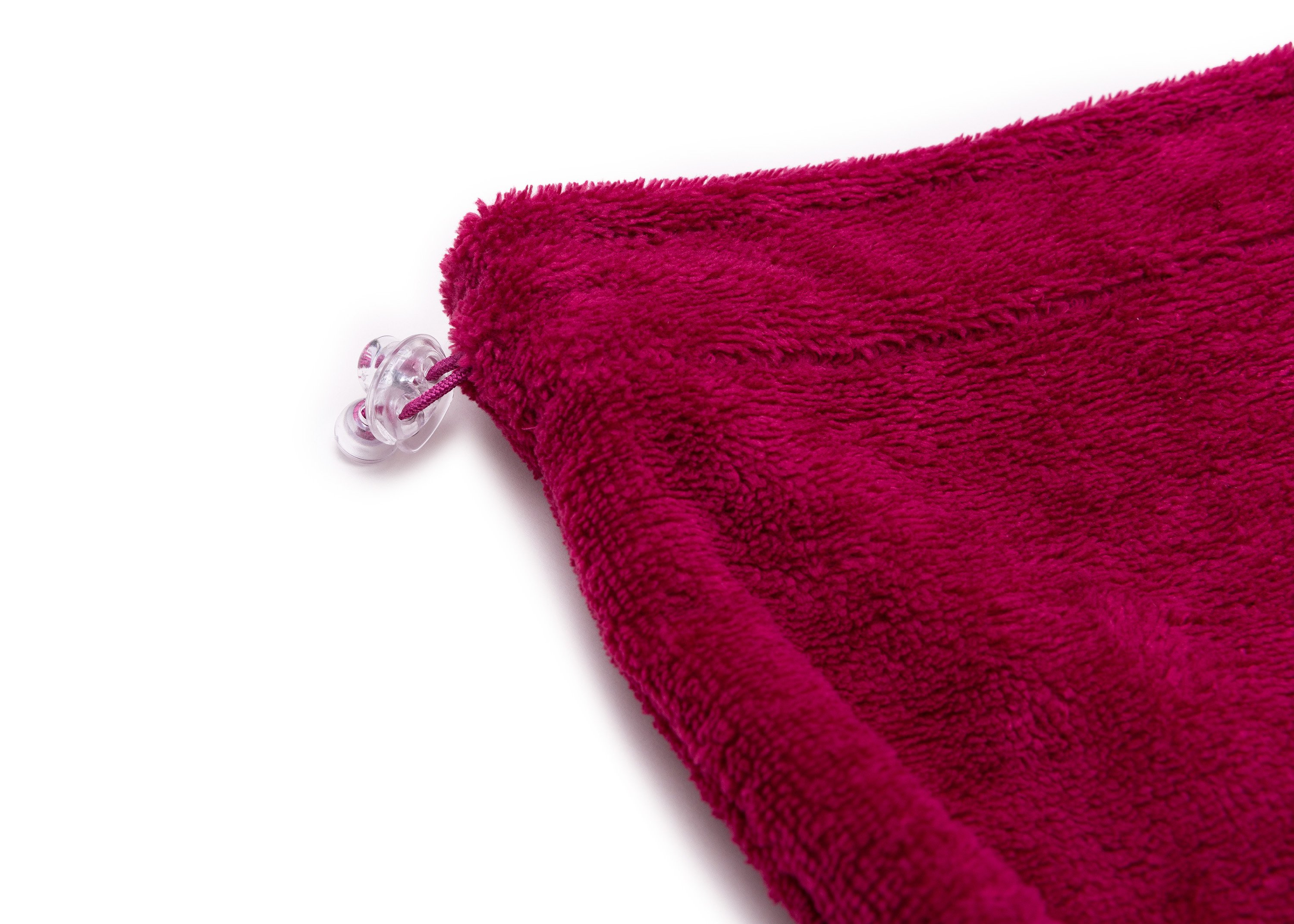 Hundebademantel aus Bambusfaser Magenta L