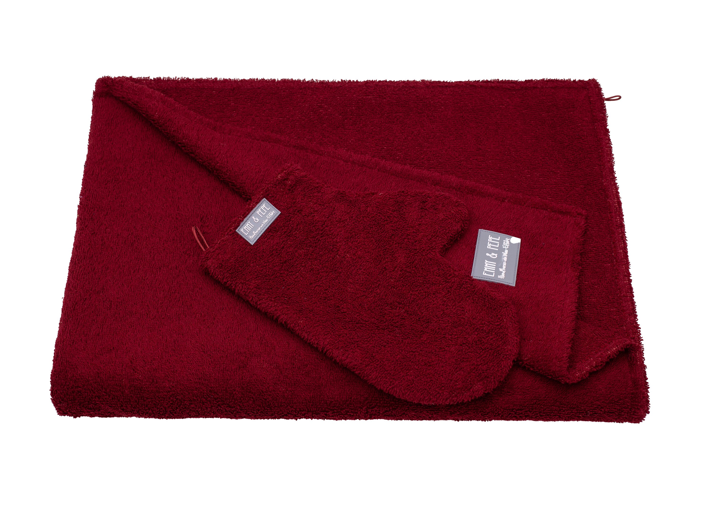 Bamboo fibre dog towel Berry 70 x 50cm