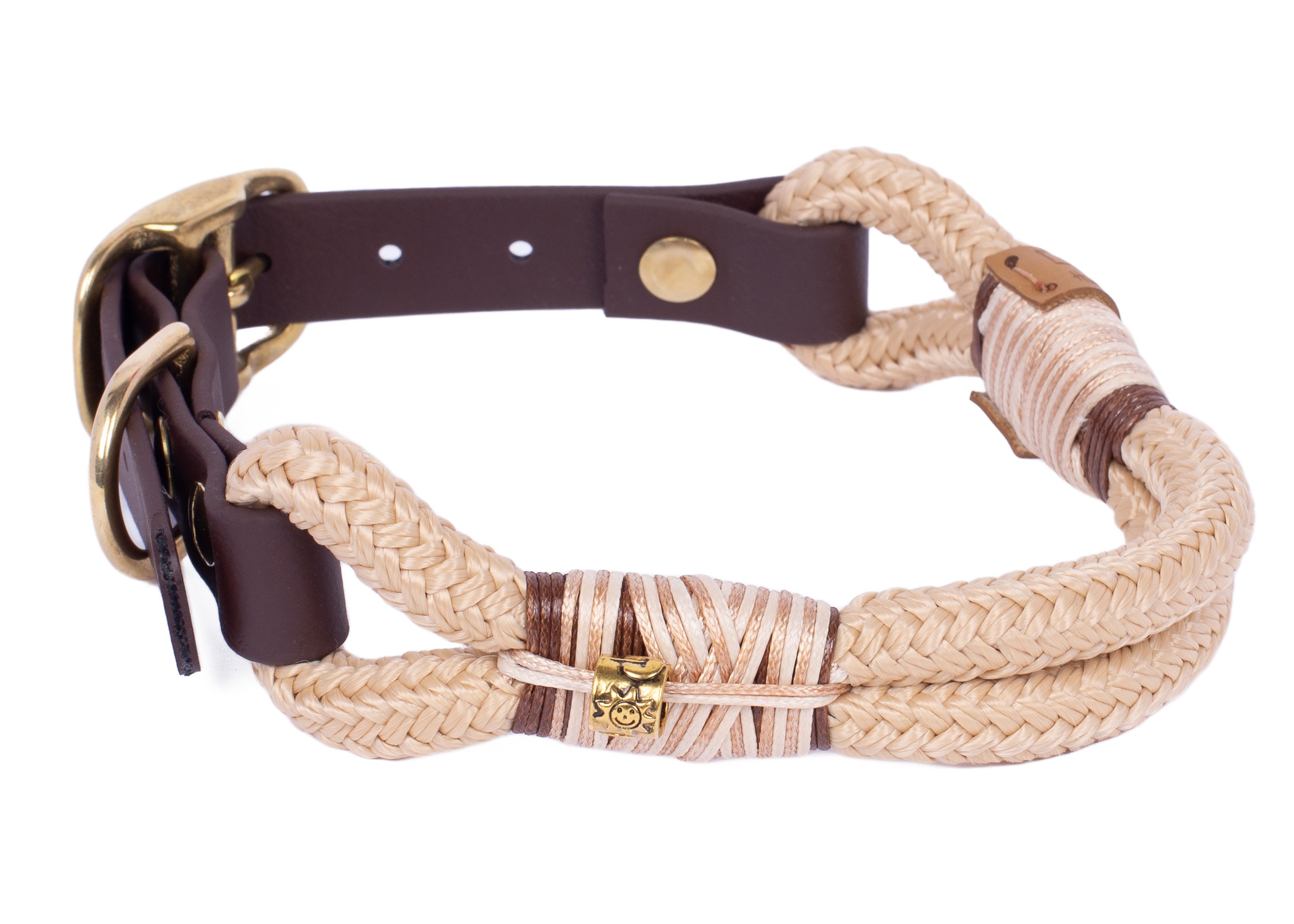Rope collar without beads Heidi M (33-40cm)