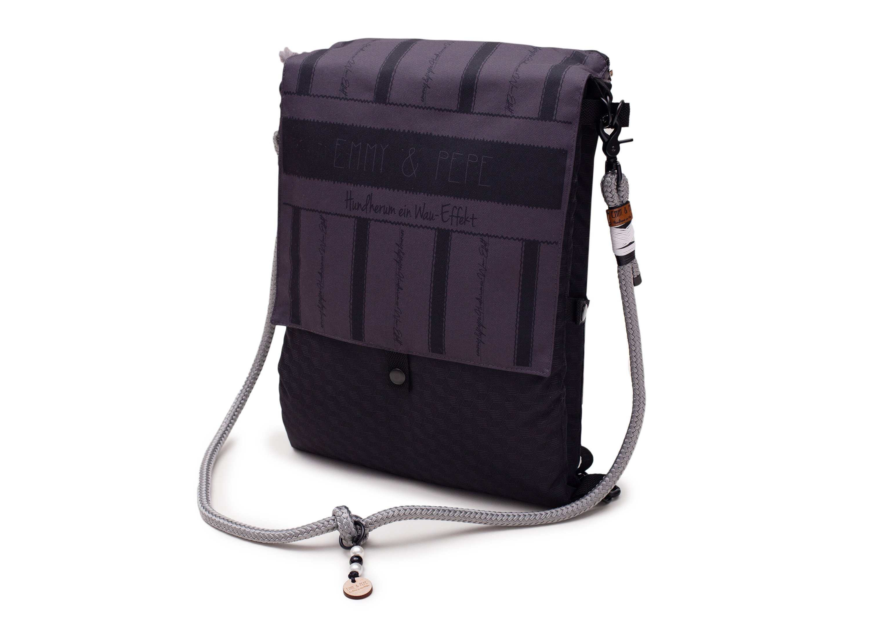 Wau-Backpack Cheerful Black M (80x100cm)