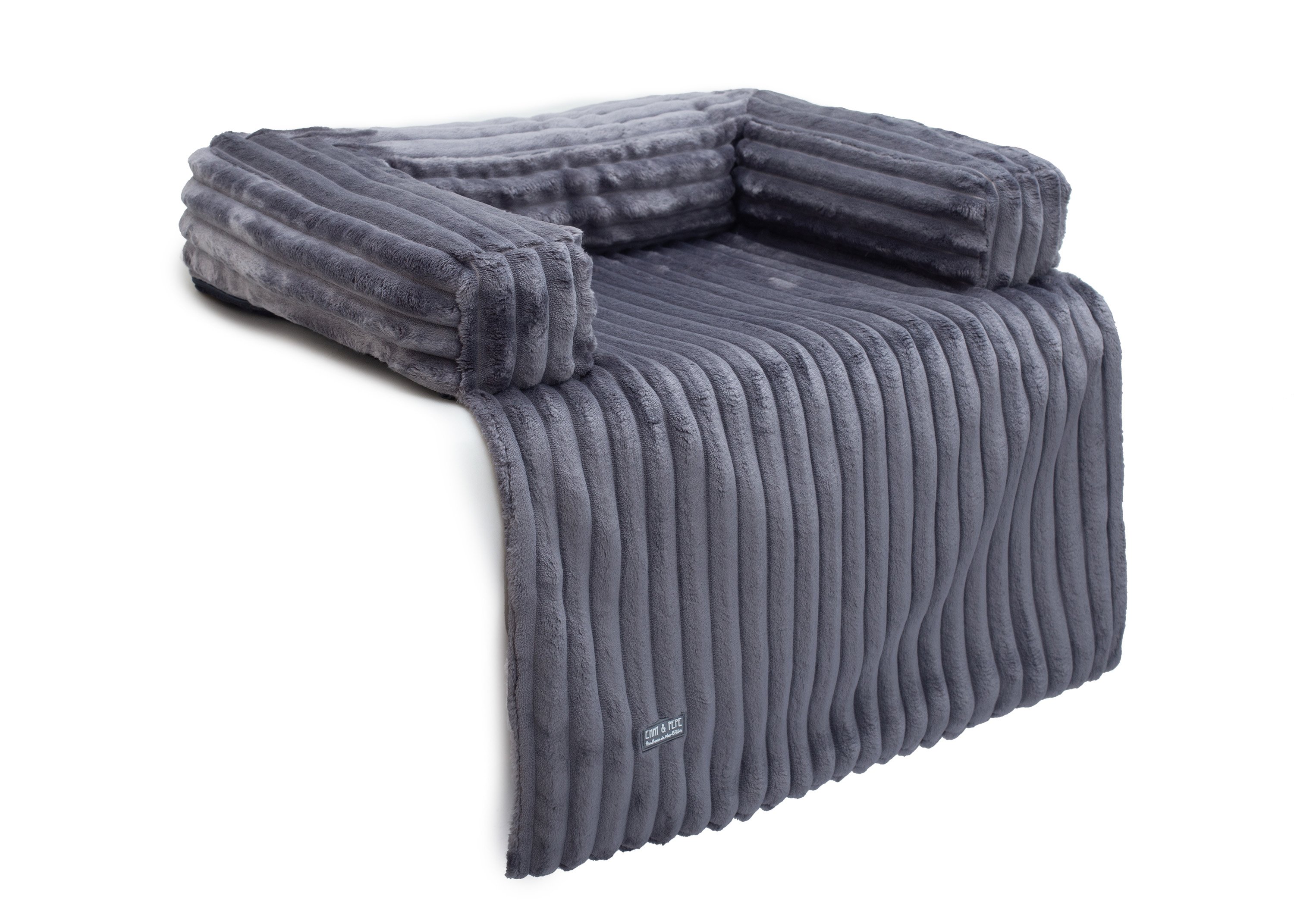 Wau-Sofa Kuschelcord Dark Grey