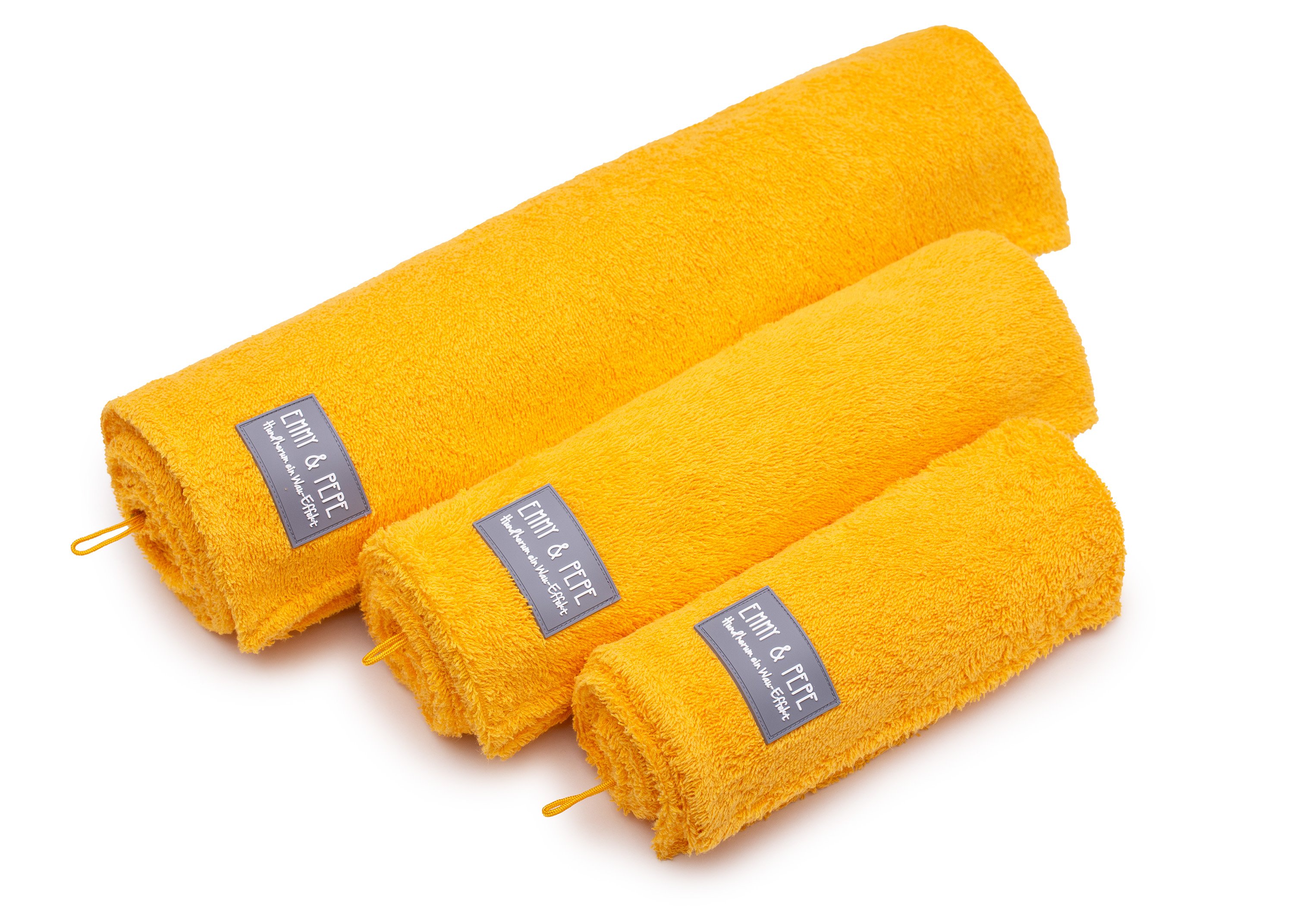 Bamboo fibre dog towel Shiny Mustard