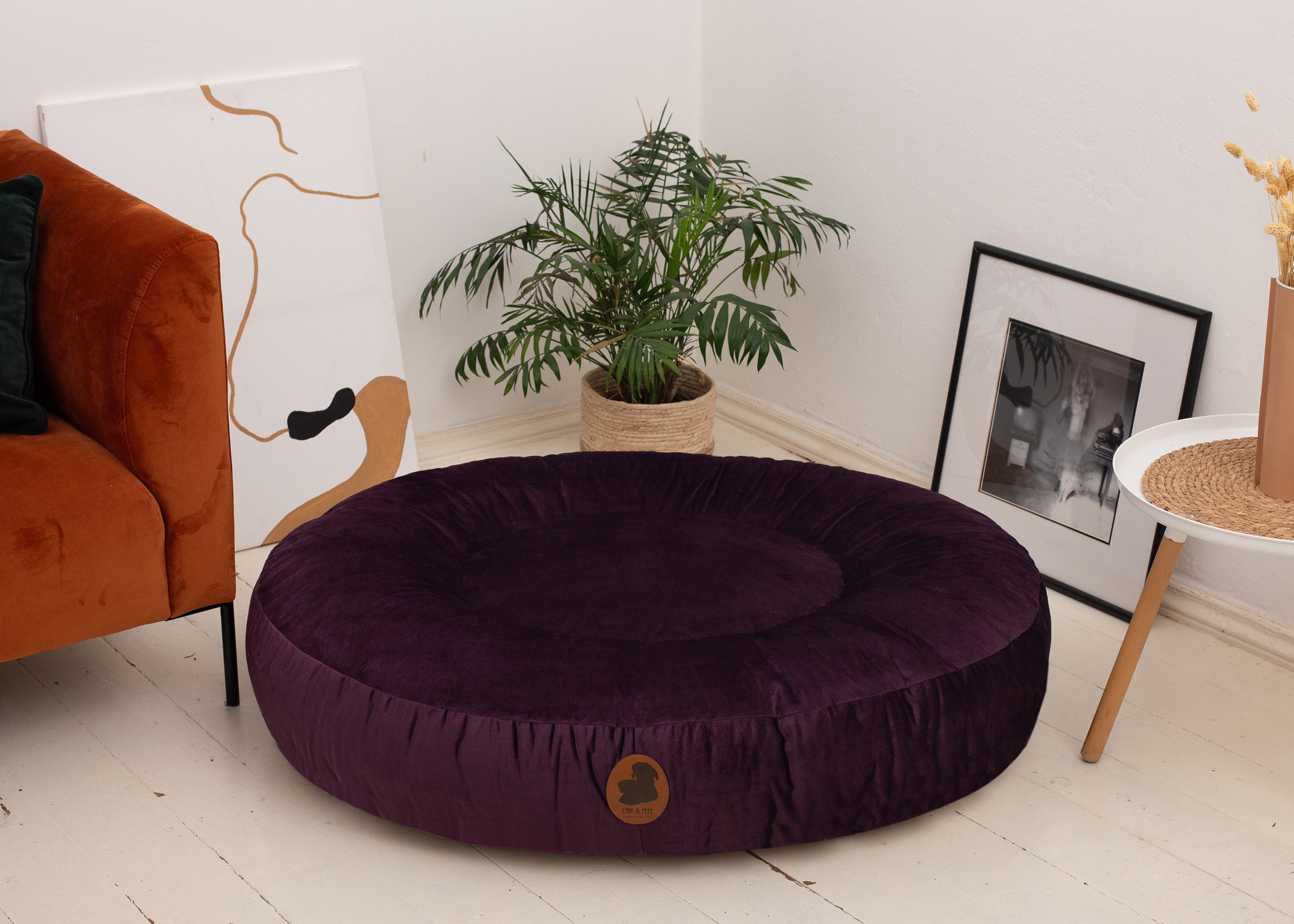 Wau-Bed Pets Friendly Purple Oval XL (140x120cm)