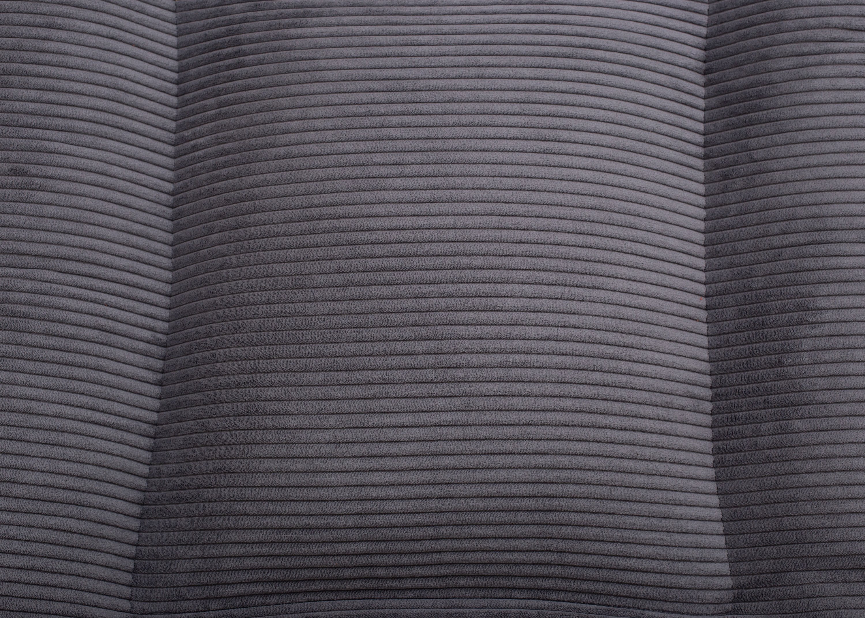 Wechselbezug Cord Dark Grey Eckig-M (100x80cm)