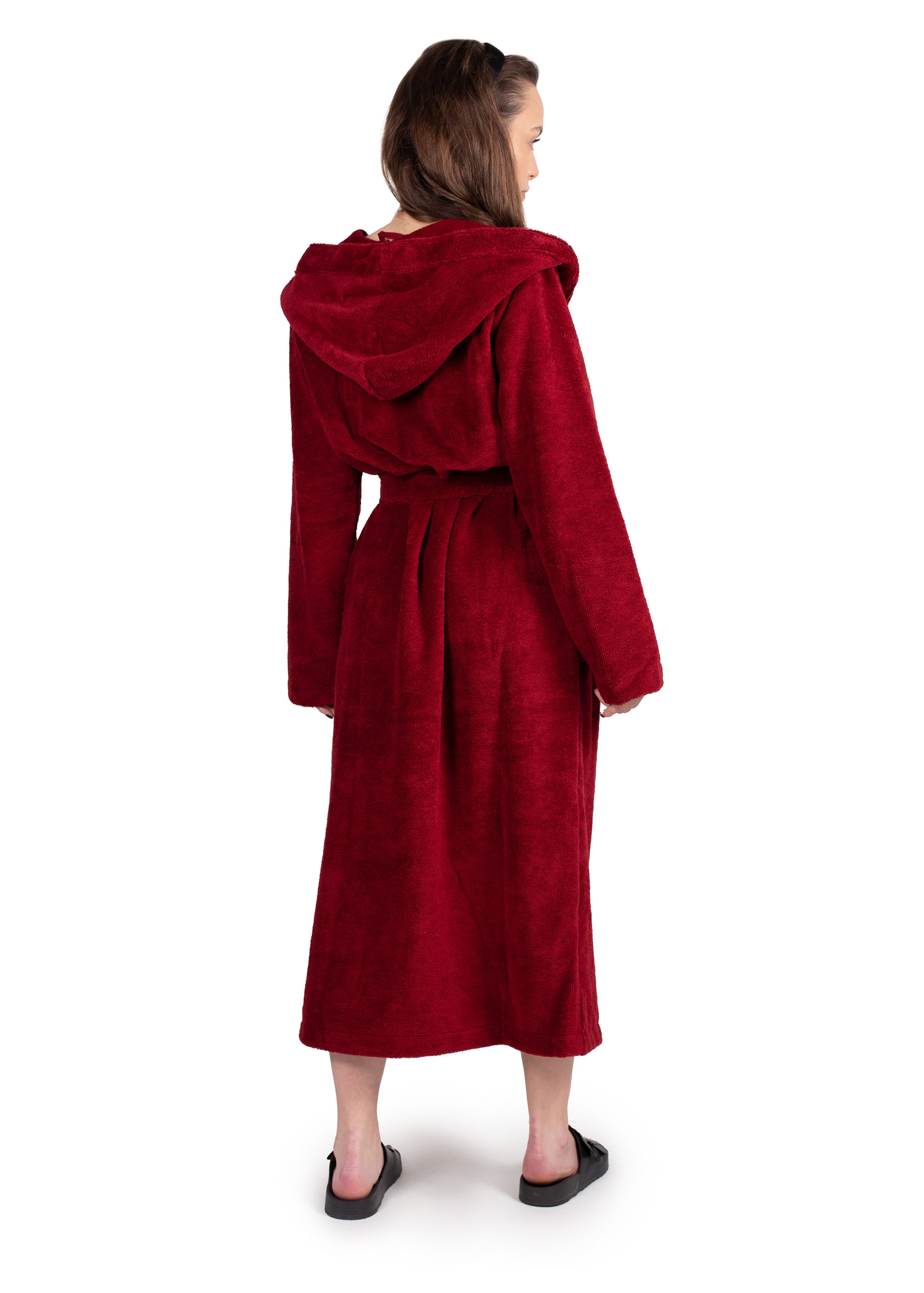 Bamboo Bathrobe Unisex Berry L/XL/XXL