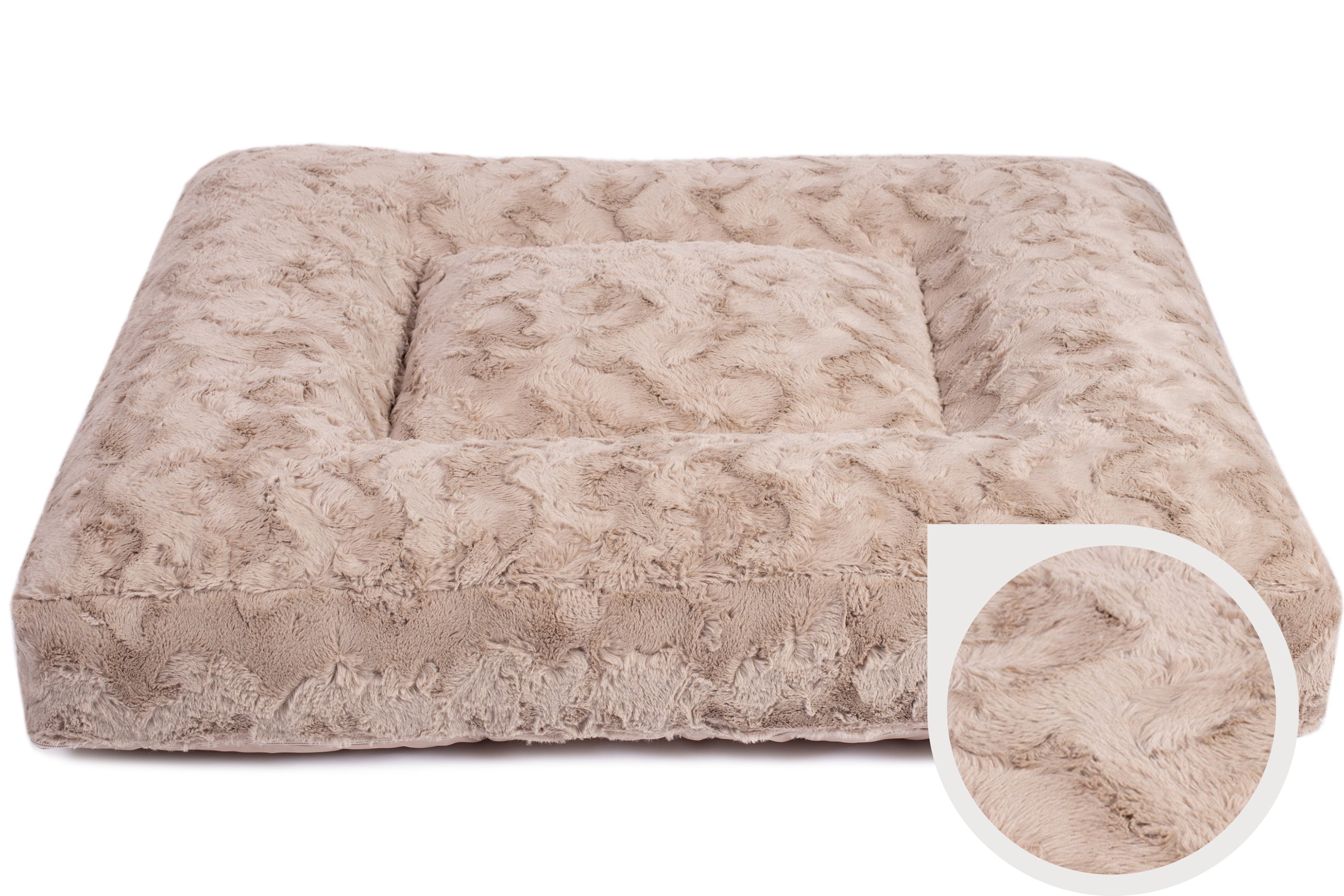 Wechselbezug Wild Wave Taupe Wau-Bed Oval S (80x60cm)