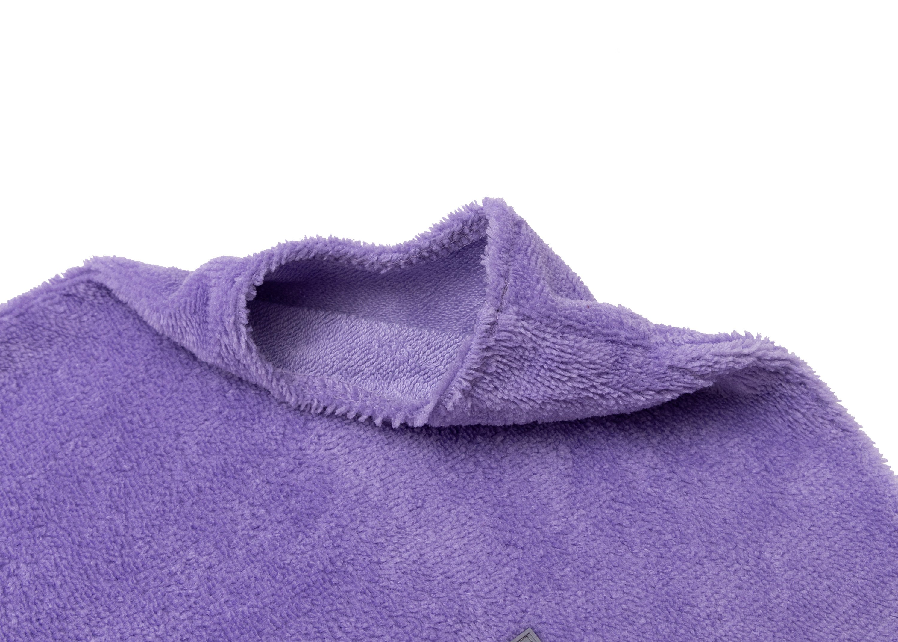 Hundebademantel aus Bambusfaser Lilac L long