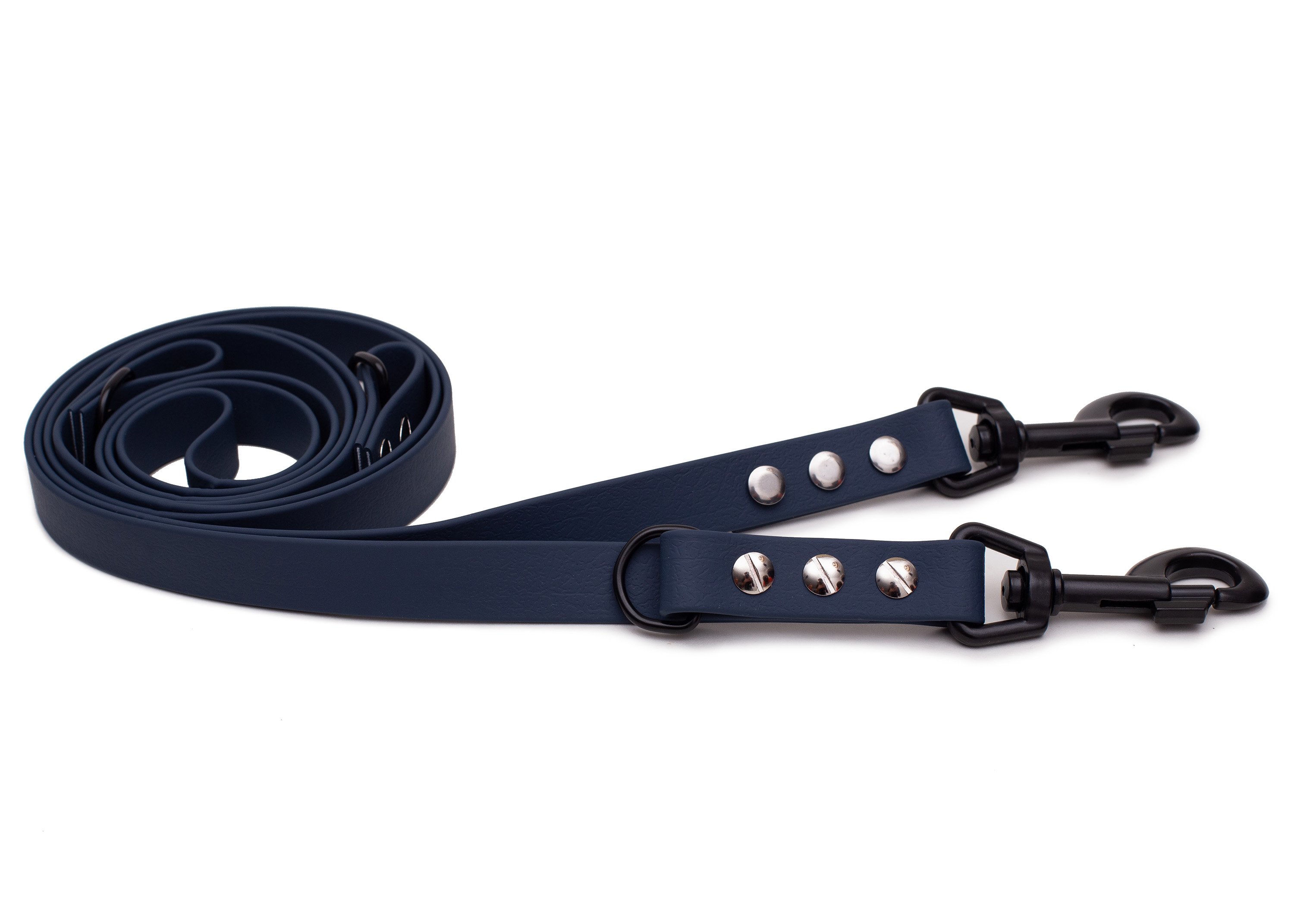 Biothane leash Dark Blue --2m adjustable