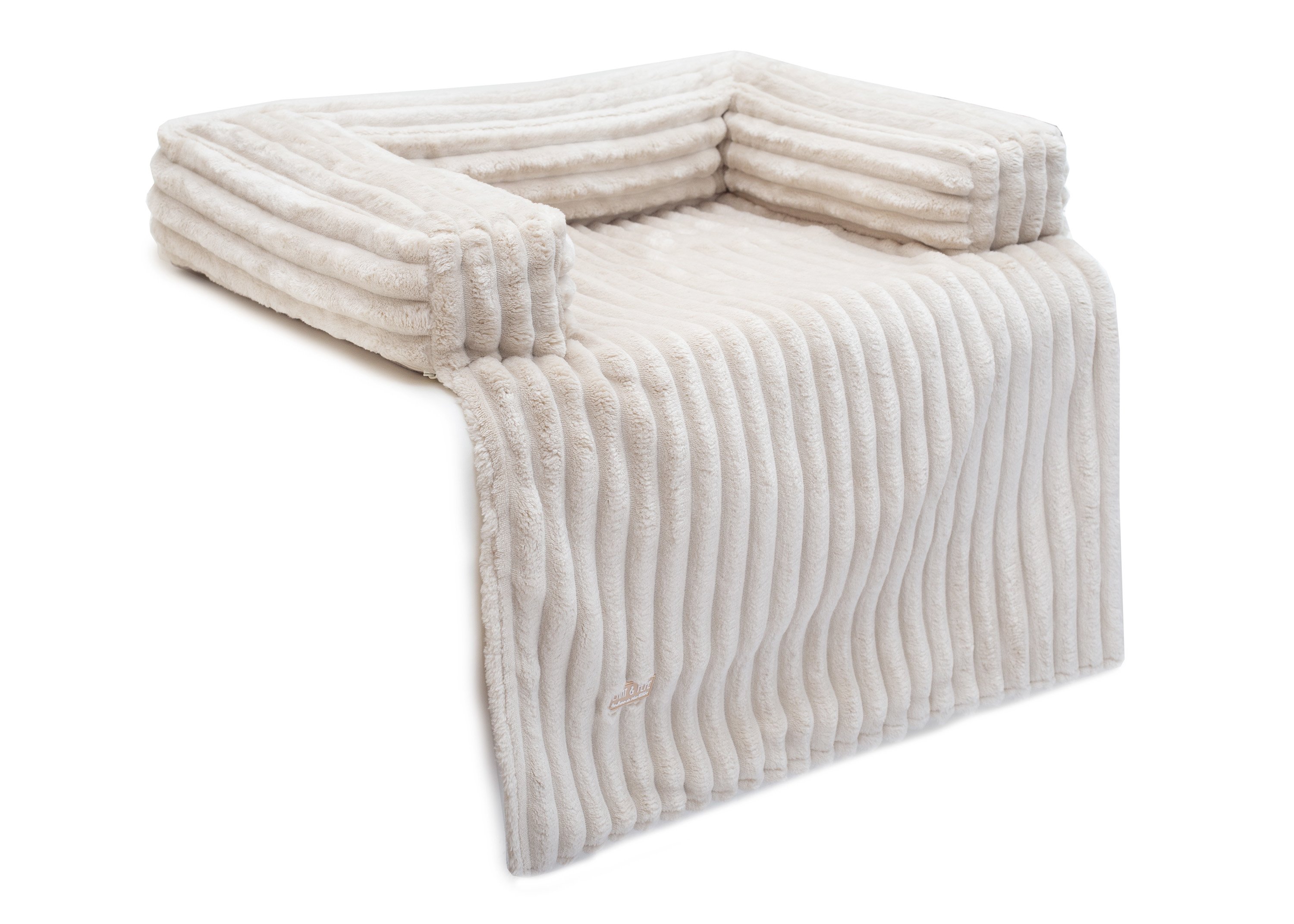 Wau-Sofa Kuschelcord Creme S (76x60cm)