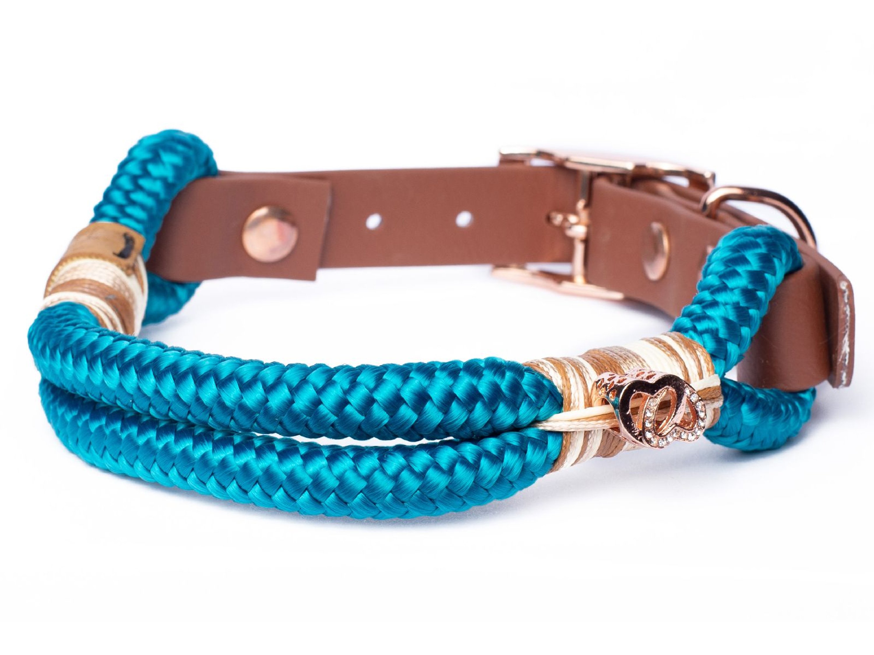 Rope collar without beads Jano XL (49-59cm)