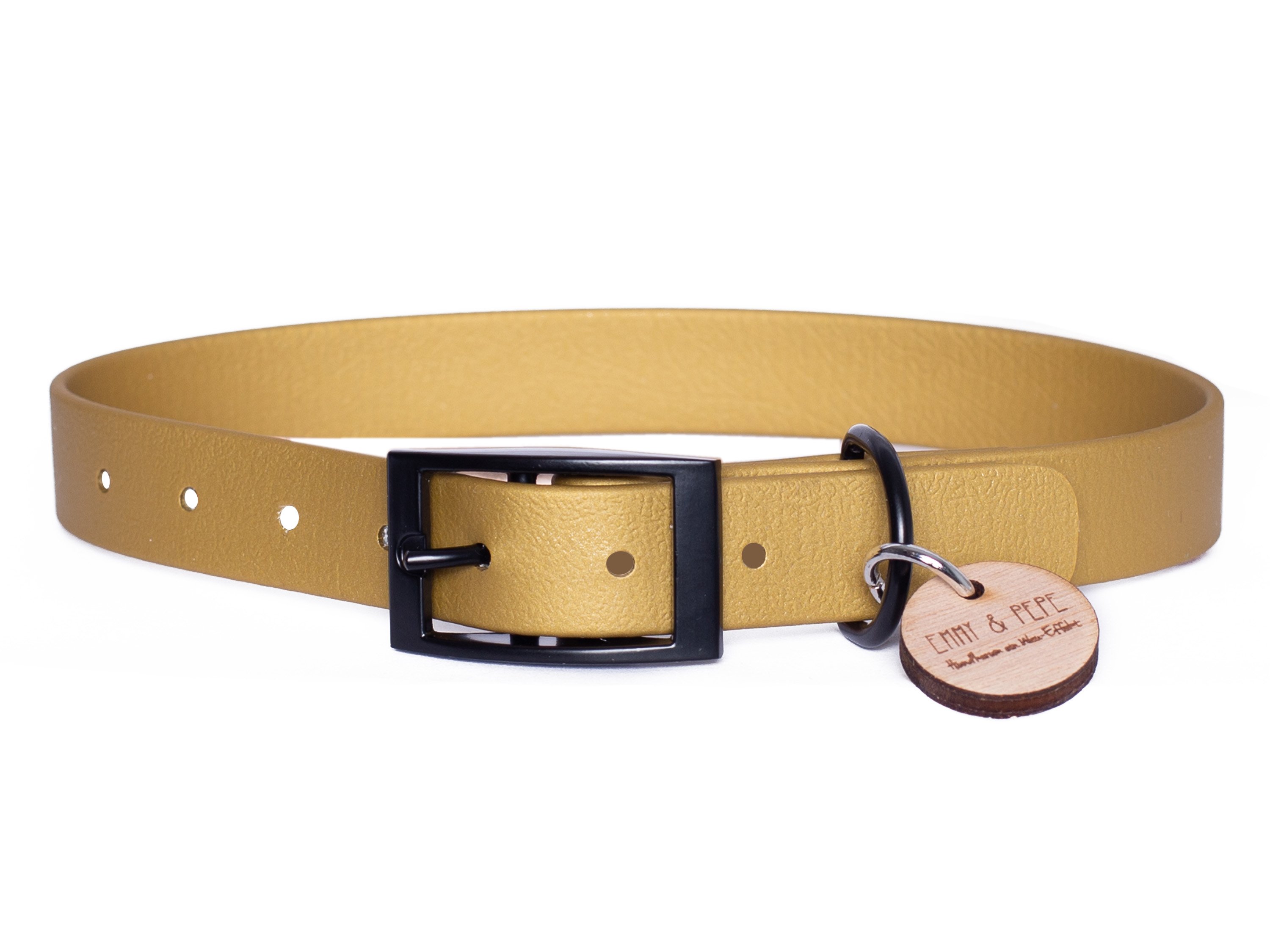 Biothane Collar Gold