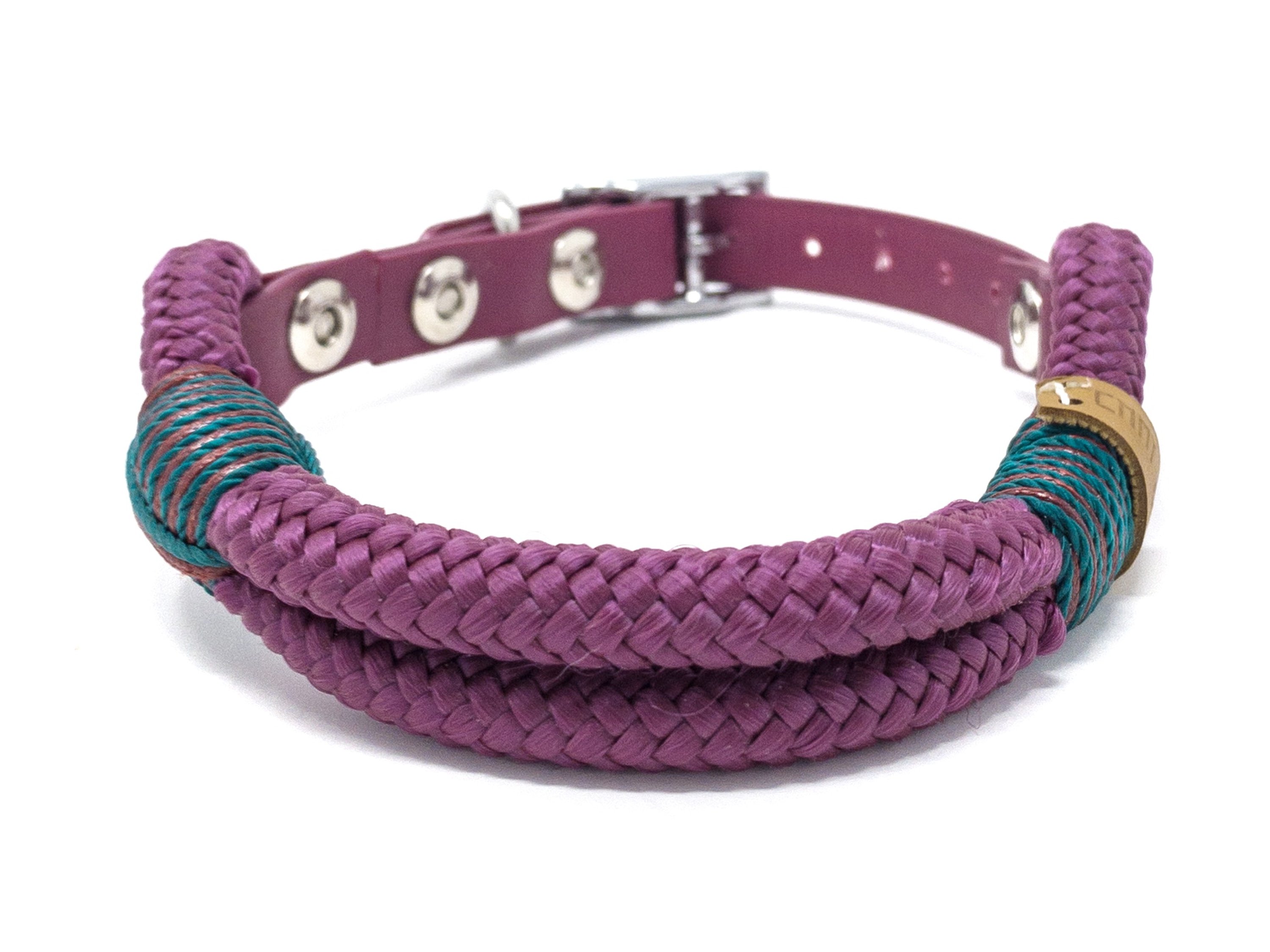 Rope collar without beads Clara M (33-40cm)