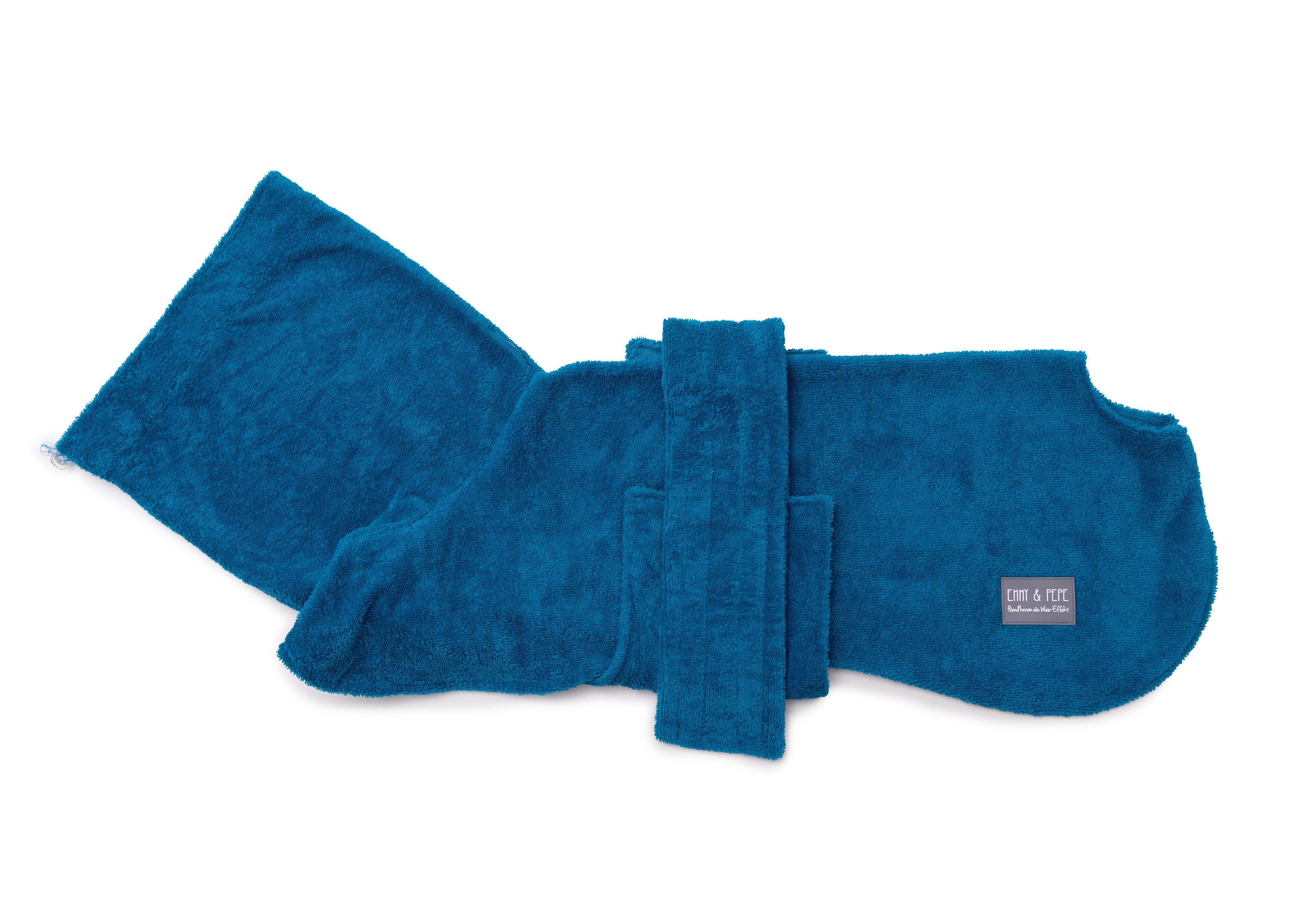 Dog bathrobe made of bamboo fibre Aqua XXS