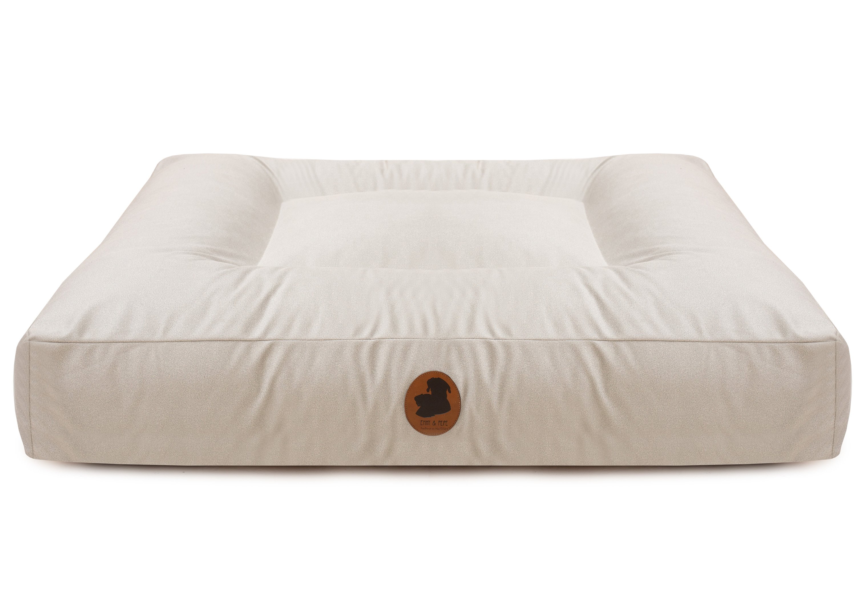 Wau-Bed Pets Friendly Creme Eckig-M (100x80cm)