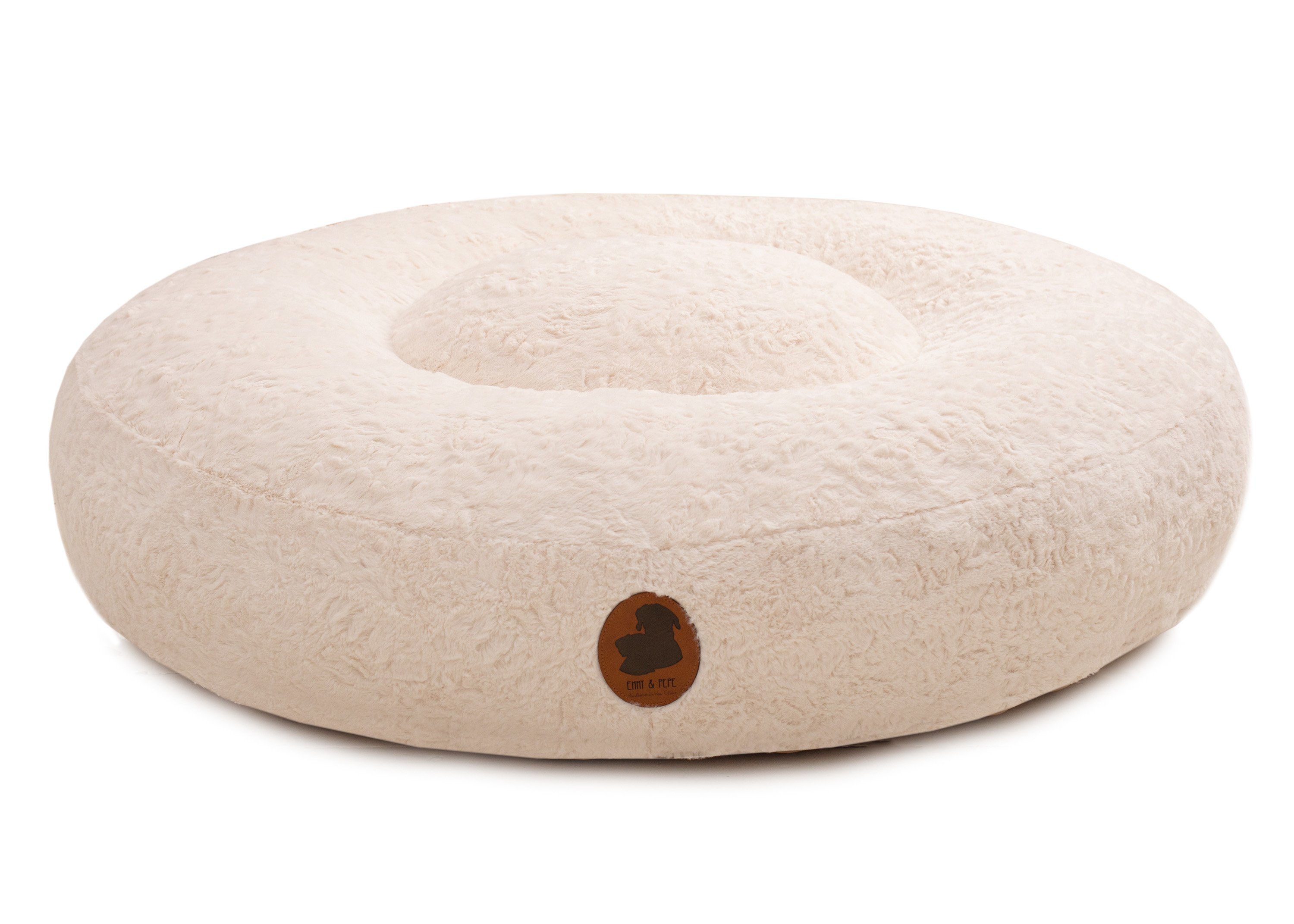 Wau-Bed Offset White Oval S (80x60cm)