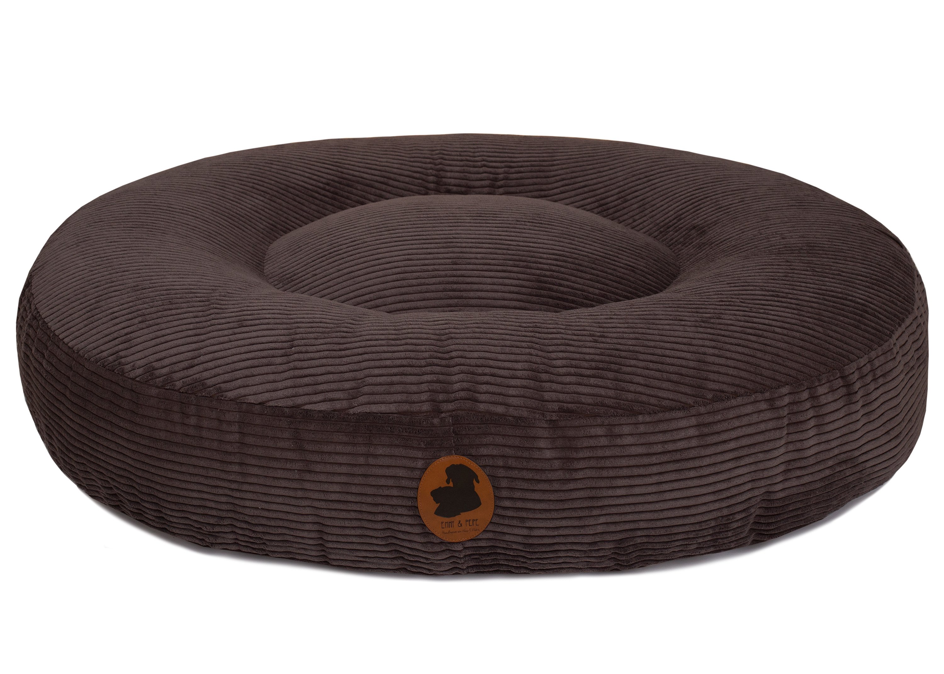 Wau-Bed Cord Brown Oval XL (140cm120)