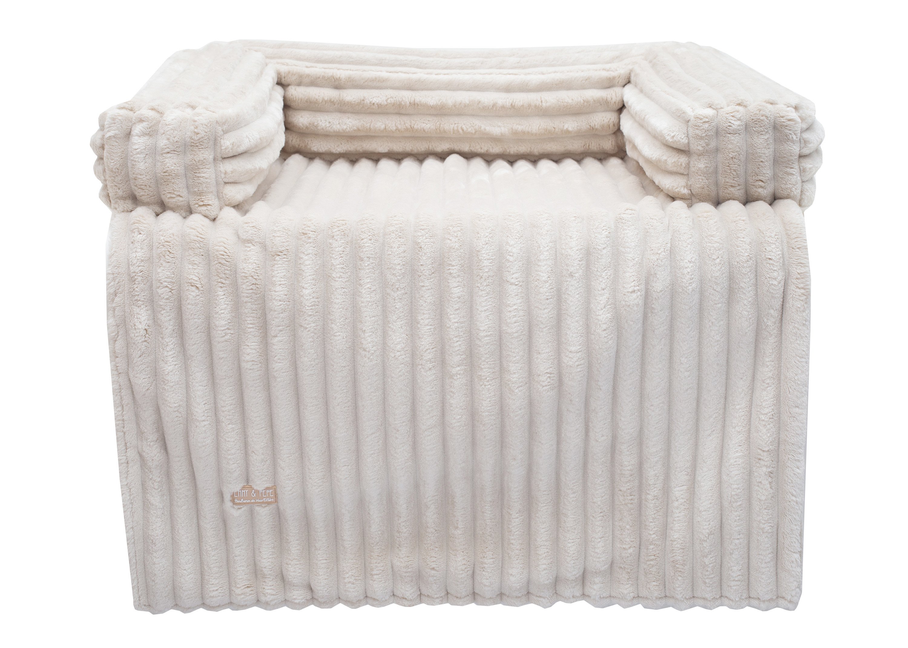 Wau-Sofa Kuschelcord Creme S (76x60cm)