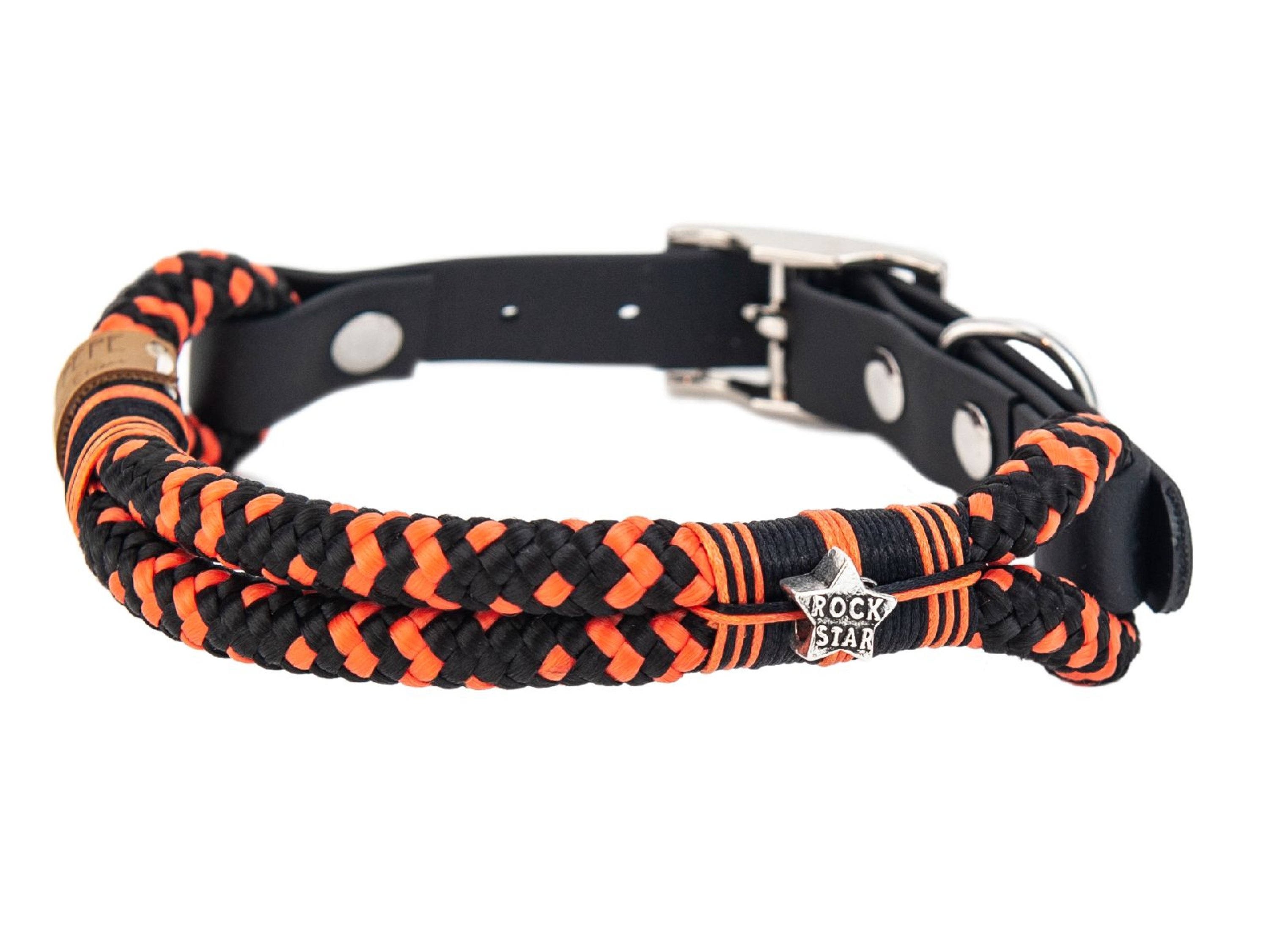 Rope collar without beads Salamander M (33-40cm)