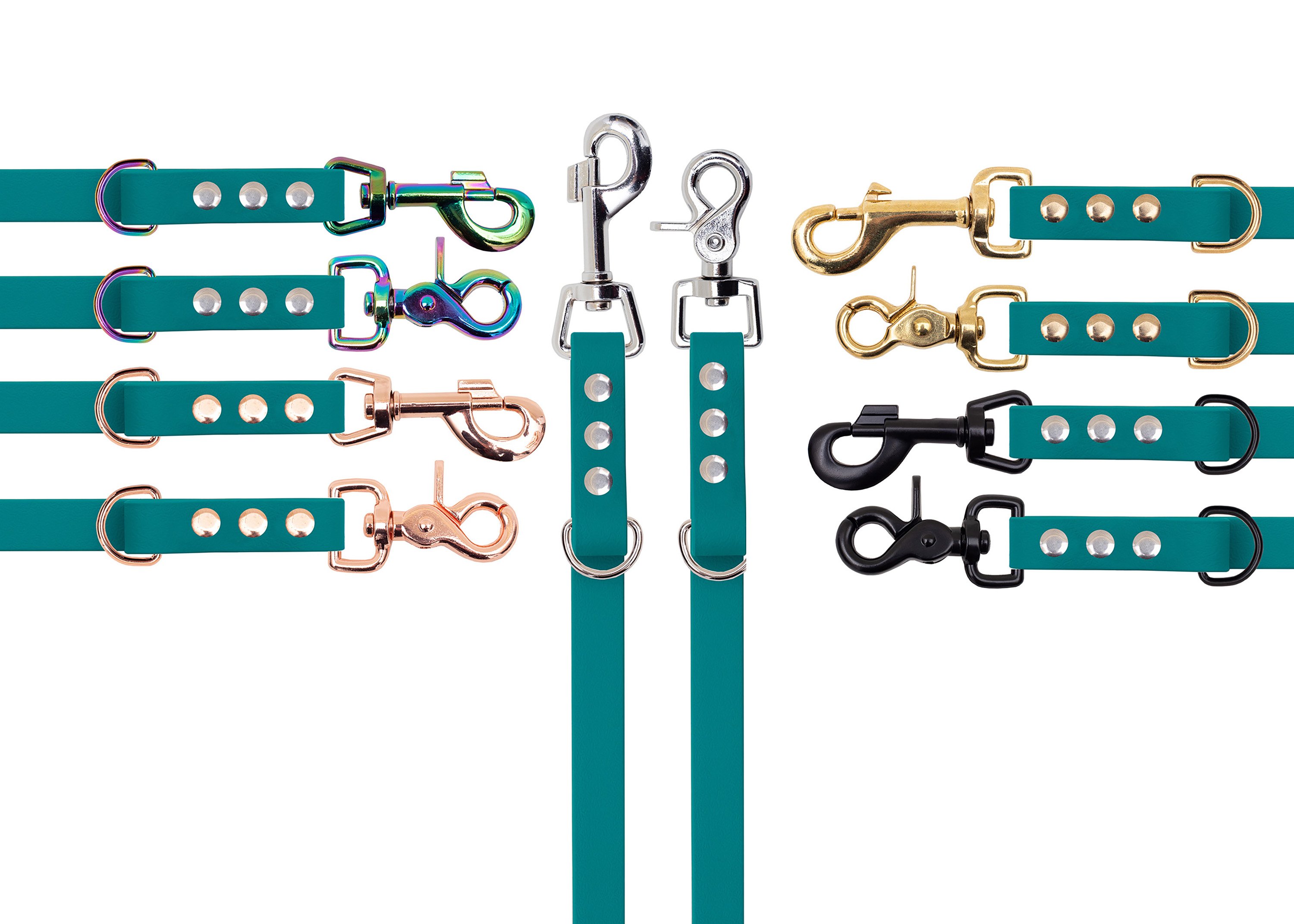 Biothane leash turquoise