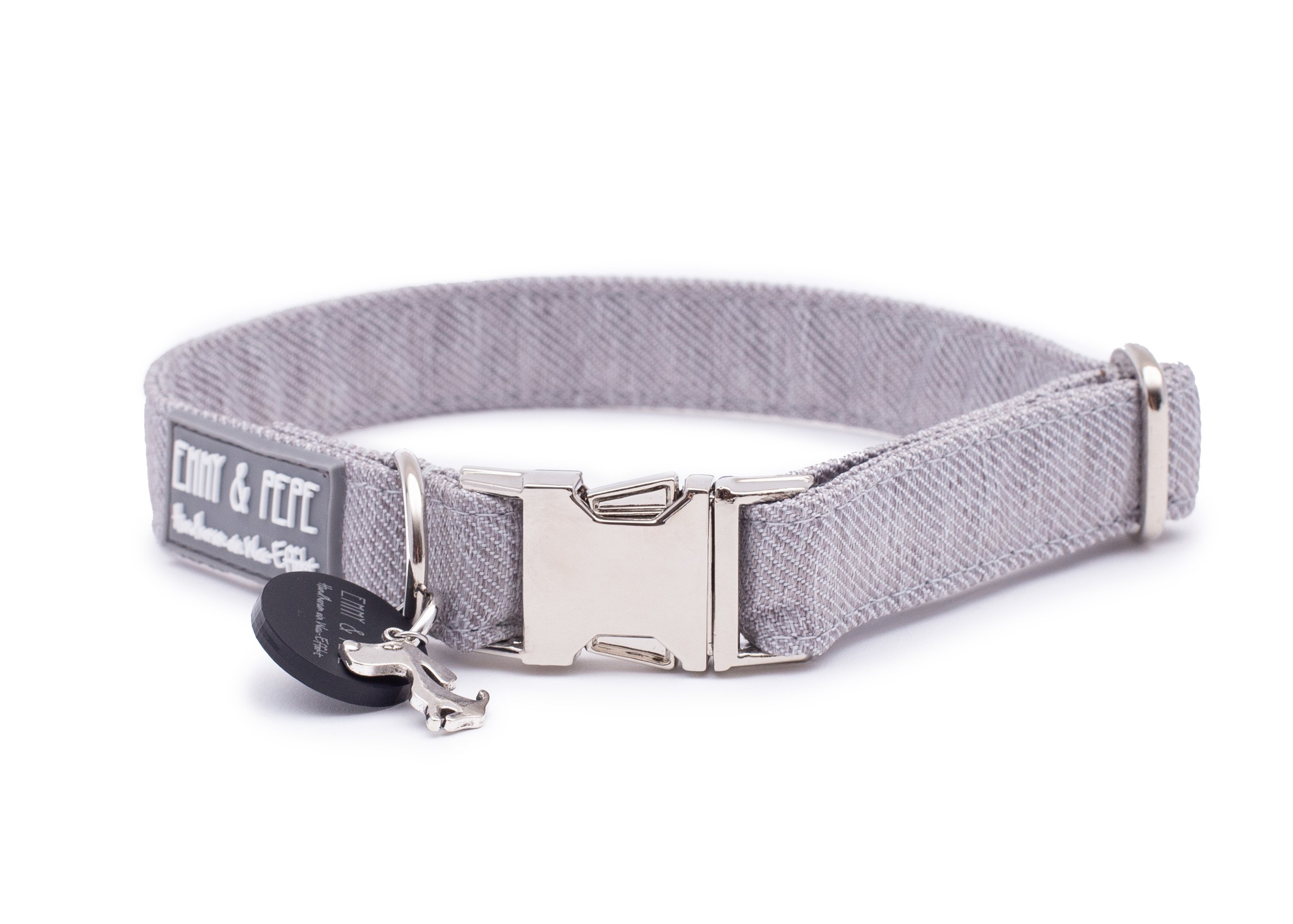 Hundehalsband Mr. Grey XS (20-32cm)