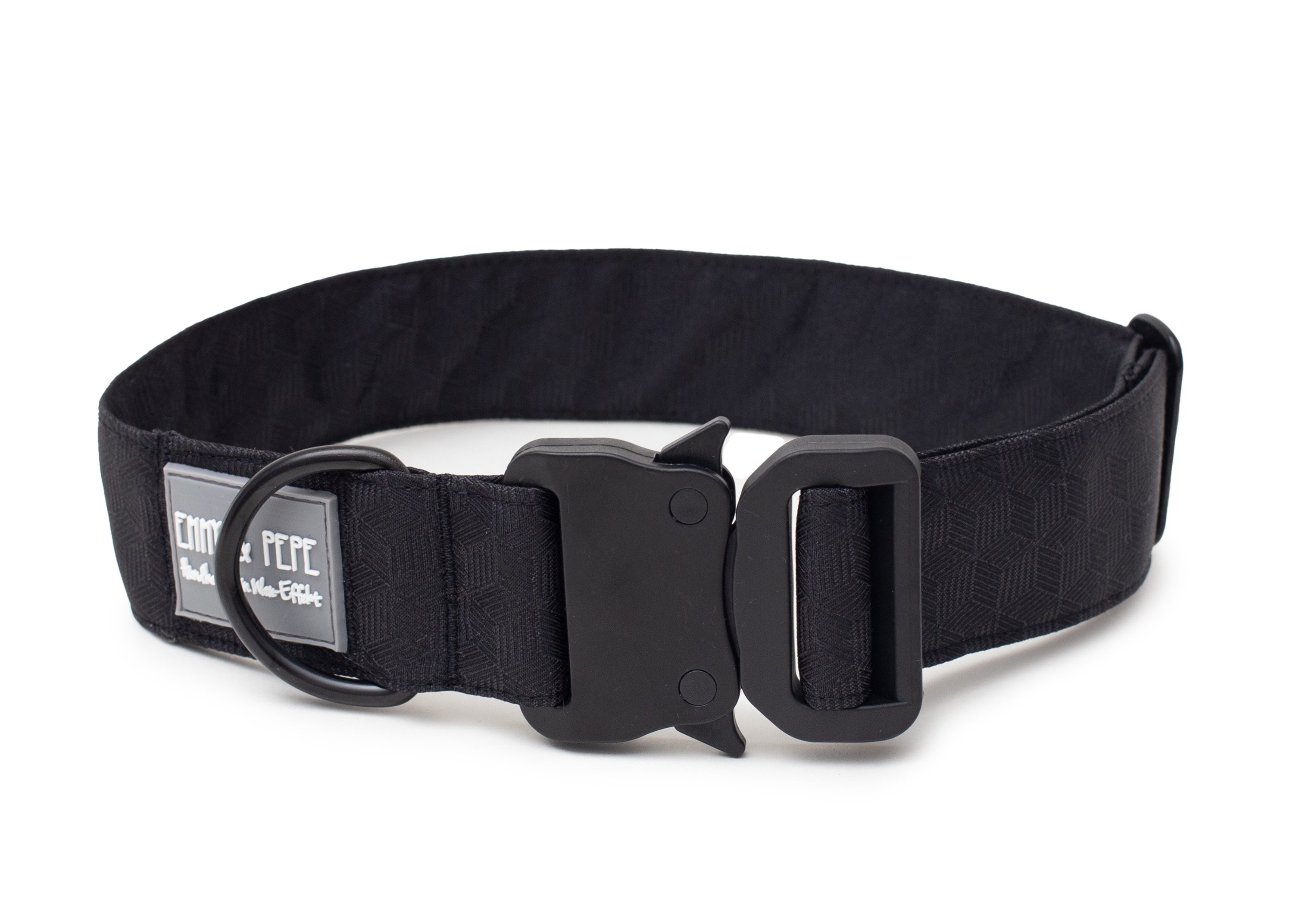 Dog collar Wau-Move Safety Cheerful Black 35-65 cm