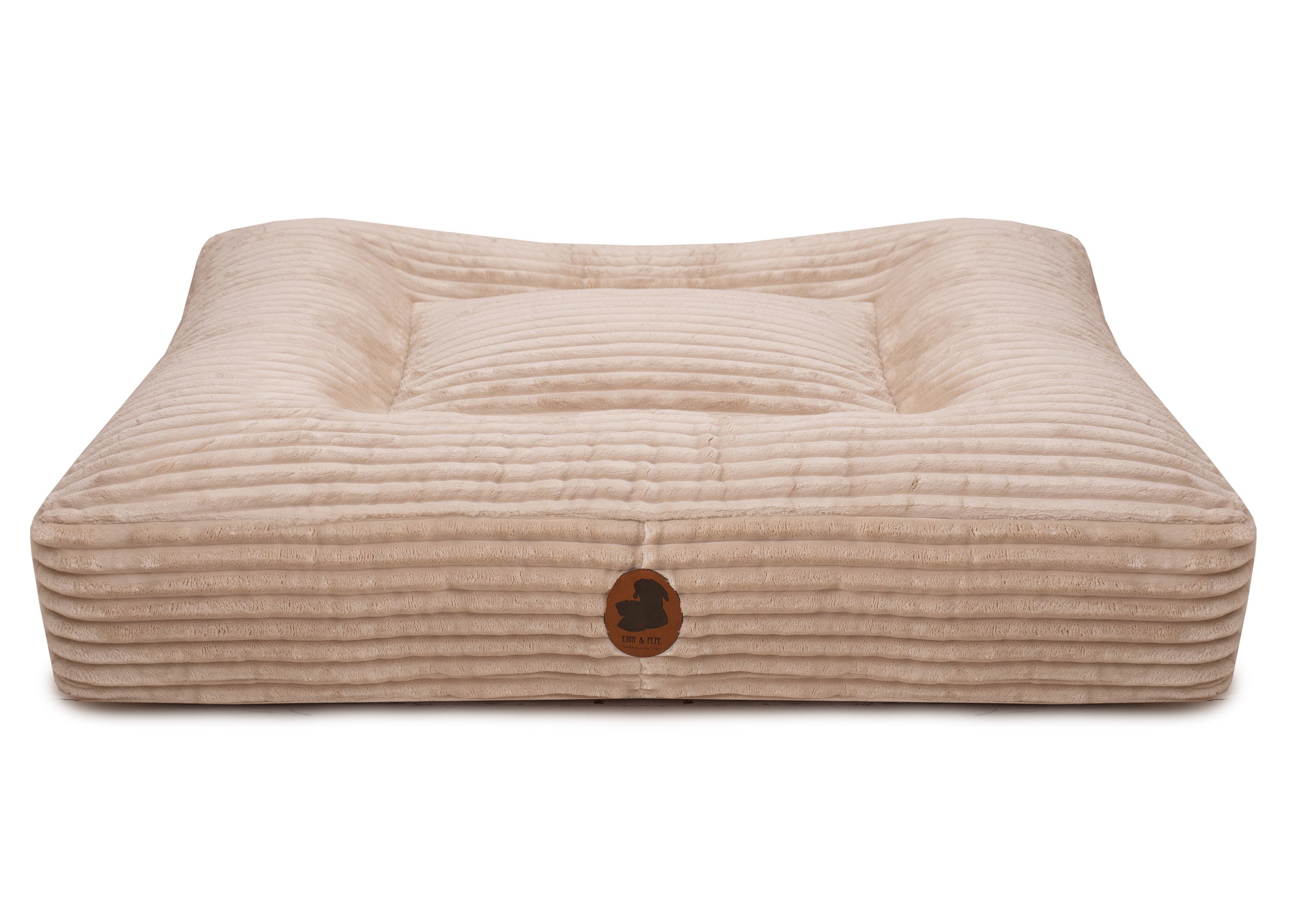 Changeable cover cosy cord cream oval-M (100x80cm)