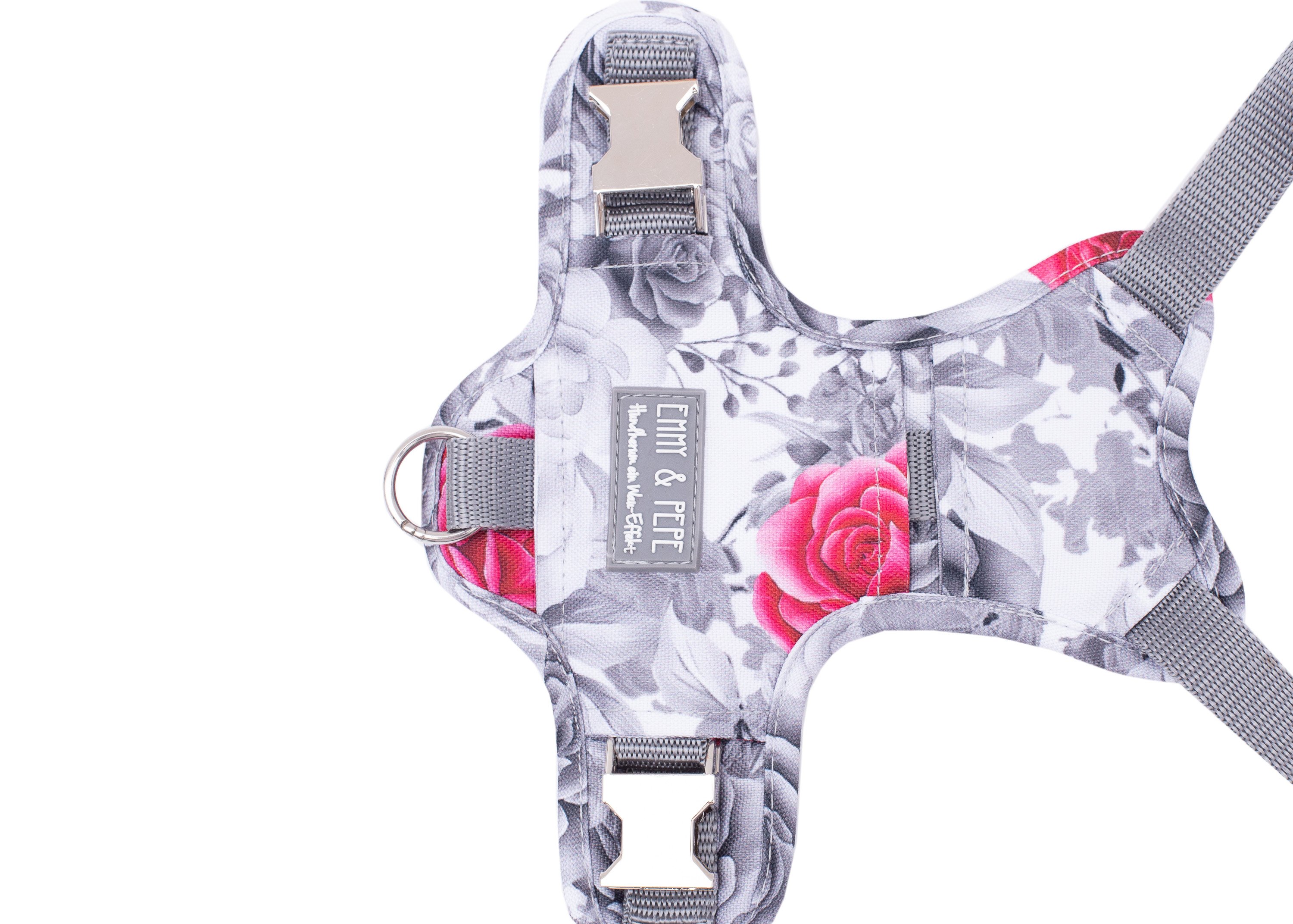 Hundegeschirr Pink Rose L