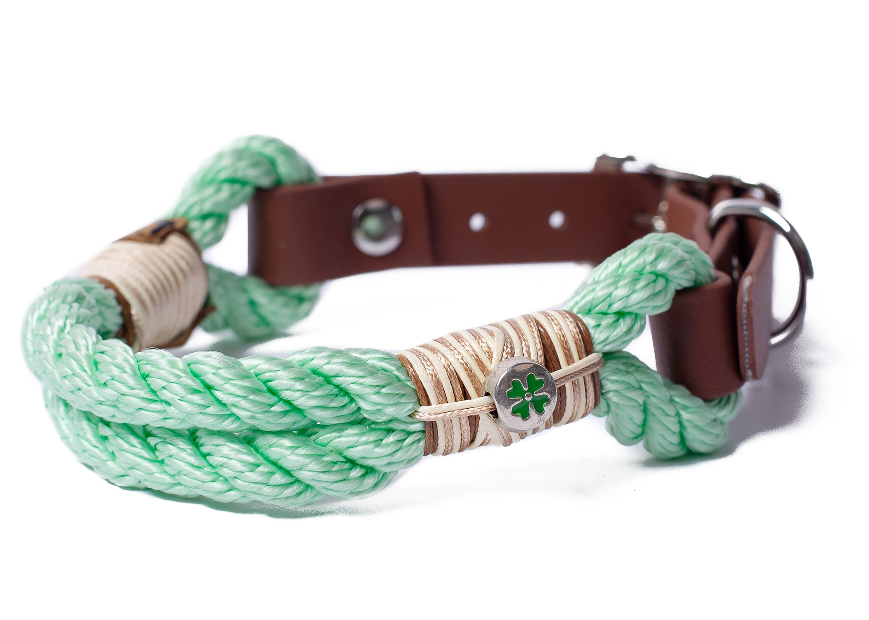 Rope collar without beads Lucky you S (25-33cm)