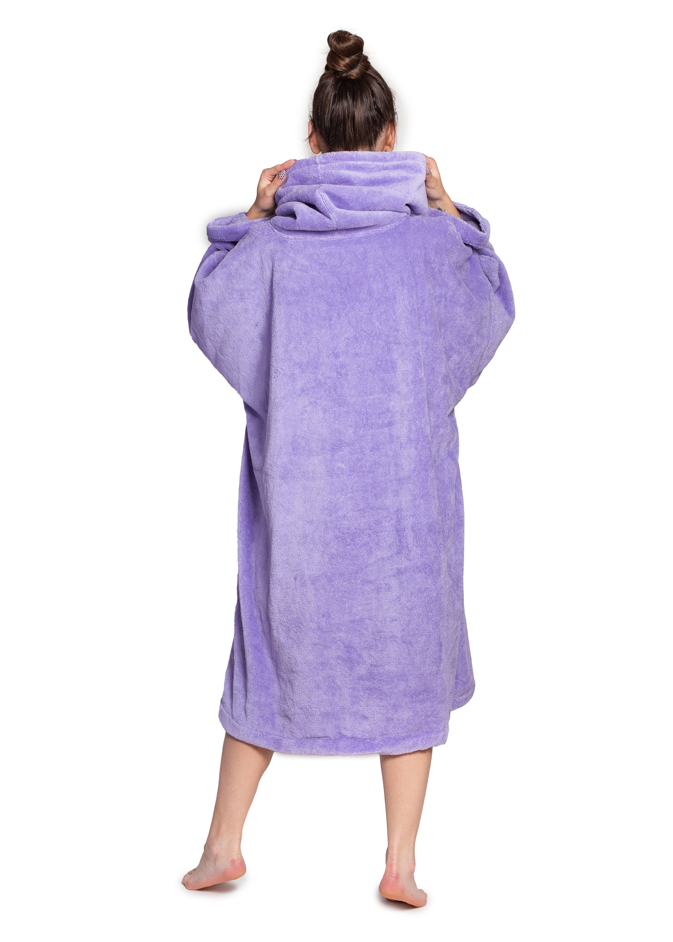 wendbarer Badeponcho Lilac