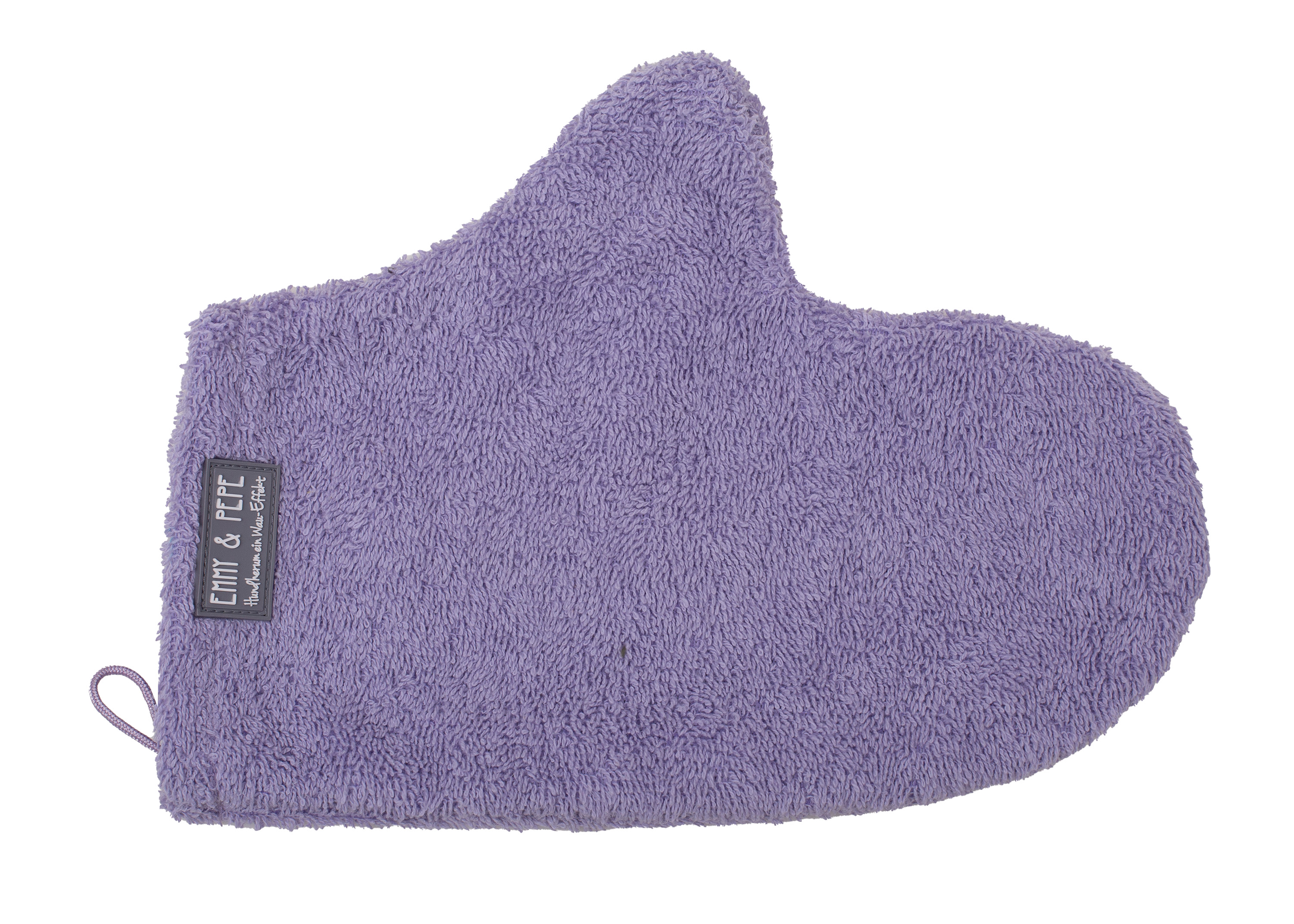 Washing glove for dogs Lilac