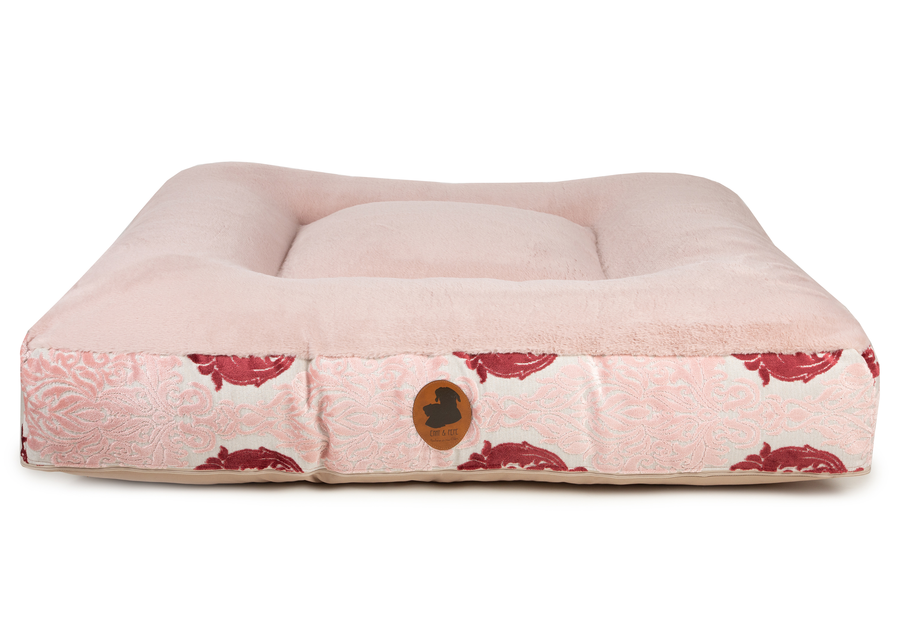 Wau-Bed Barock Rosa Oval M (100x80cm)