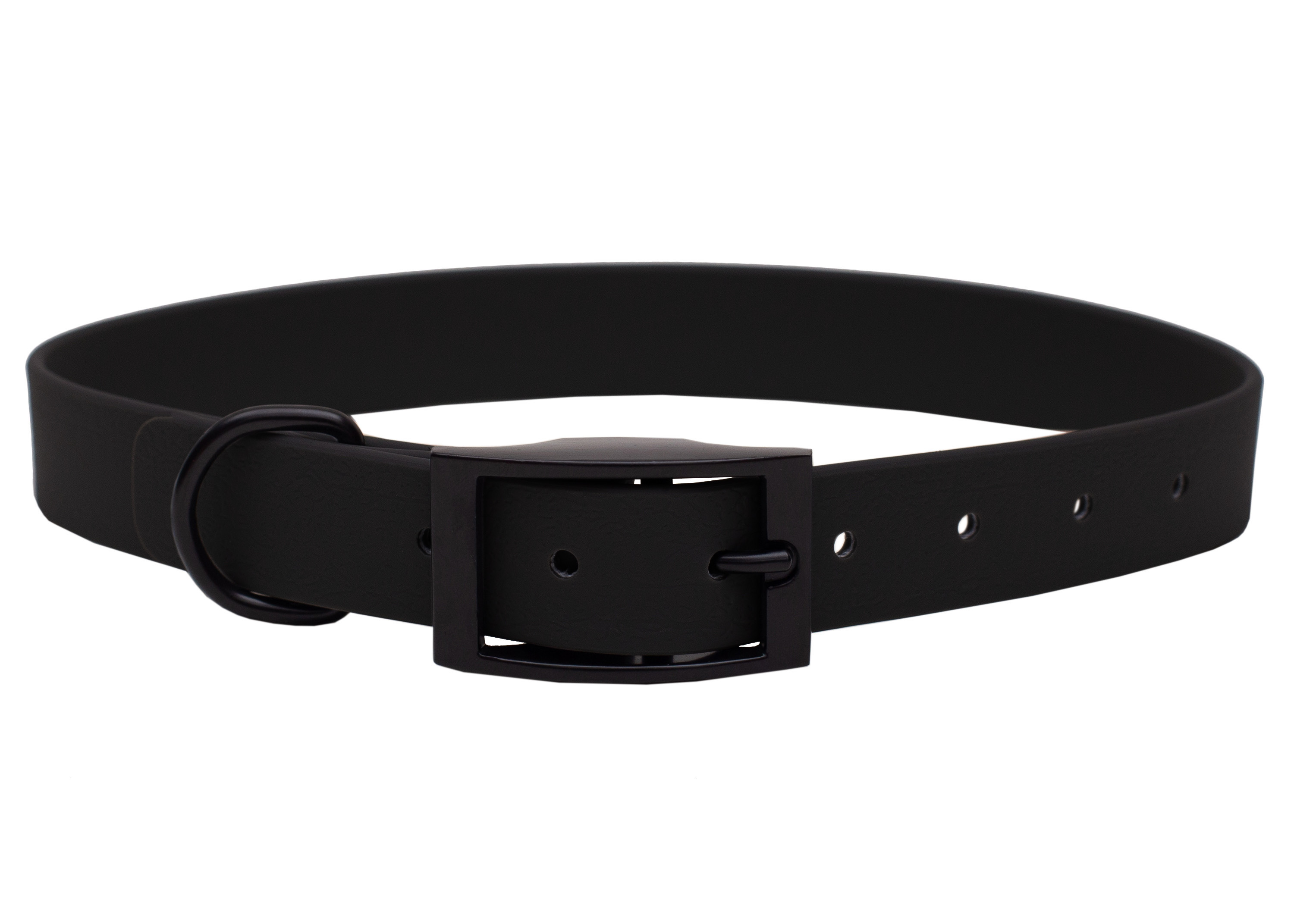 Biothane Halsband Black XS (20-25cm)-schwarz