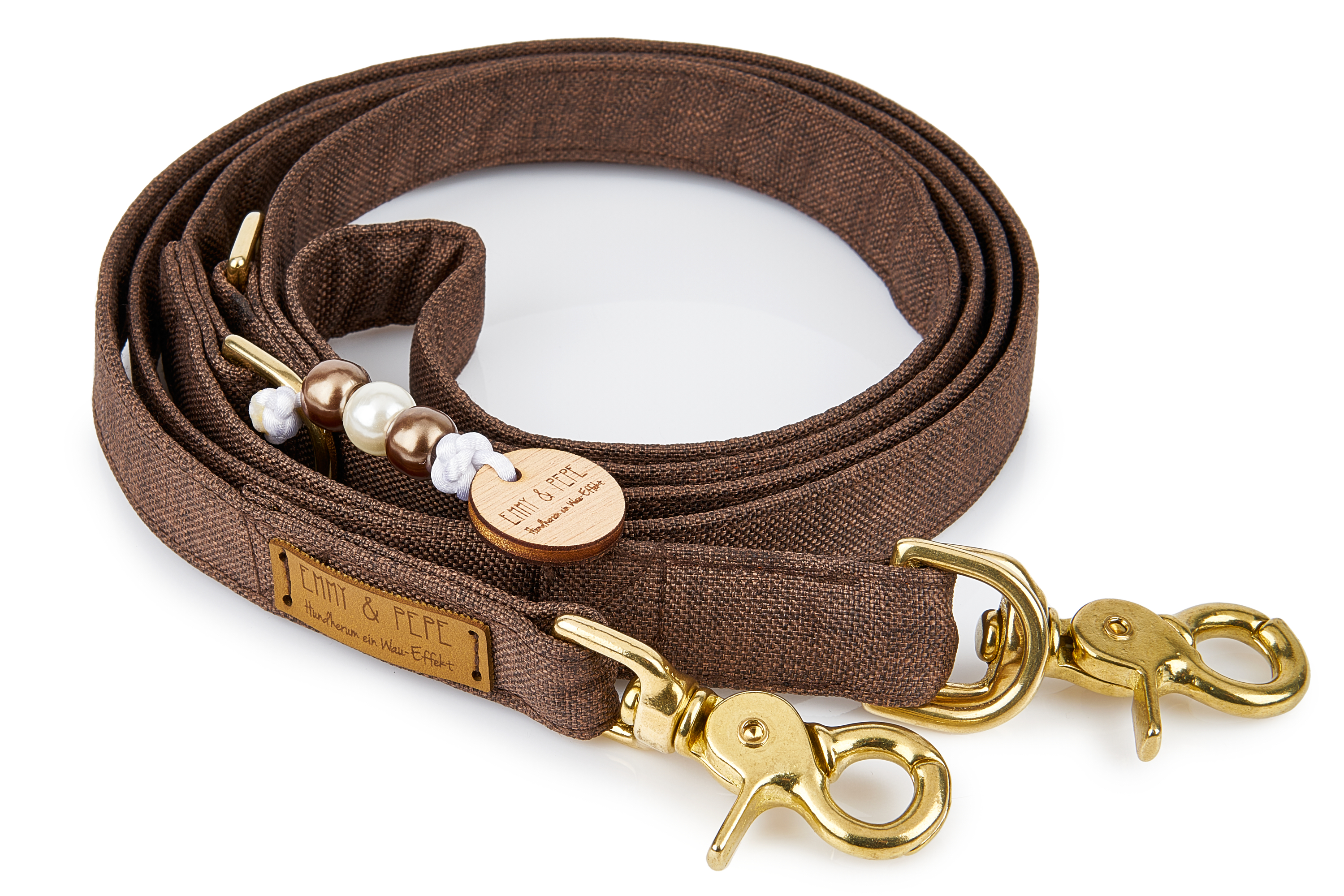 Dog leash Golden