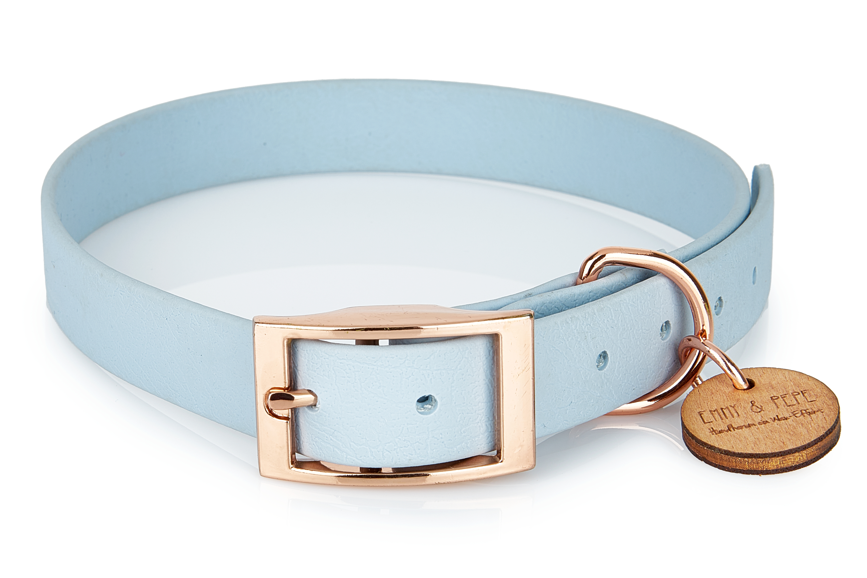 Biothane Halsband Ice Blue