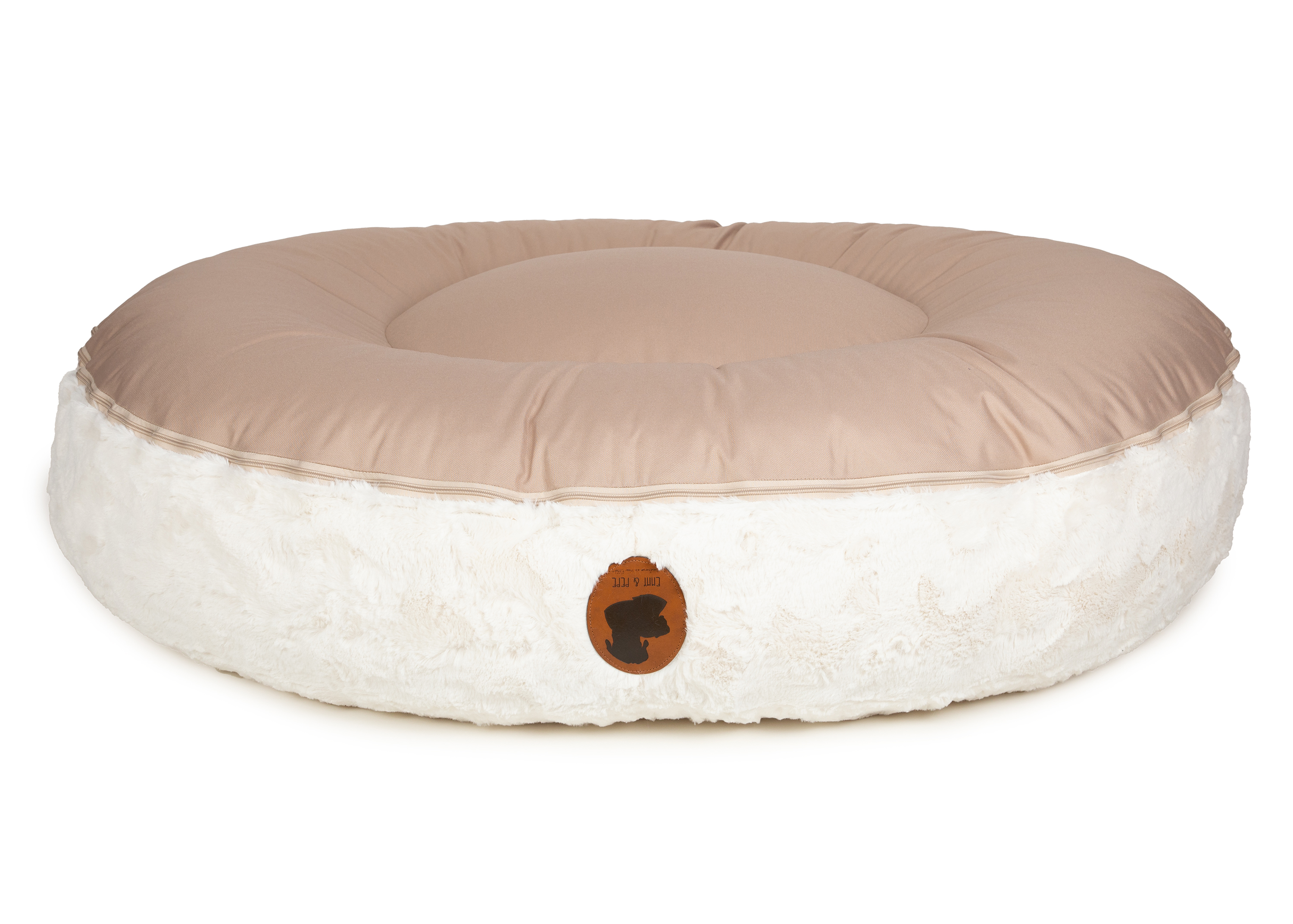 Wechselbezug Wild Wave Creme Oval XL (140x120cm)