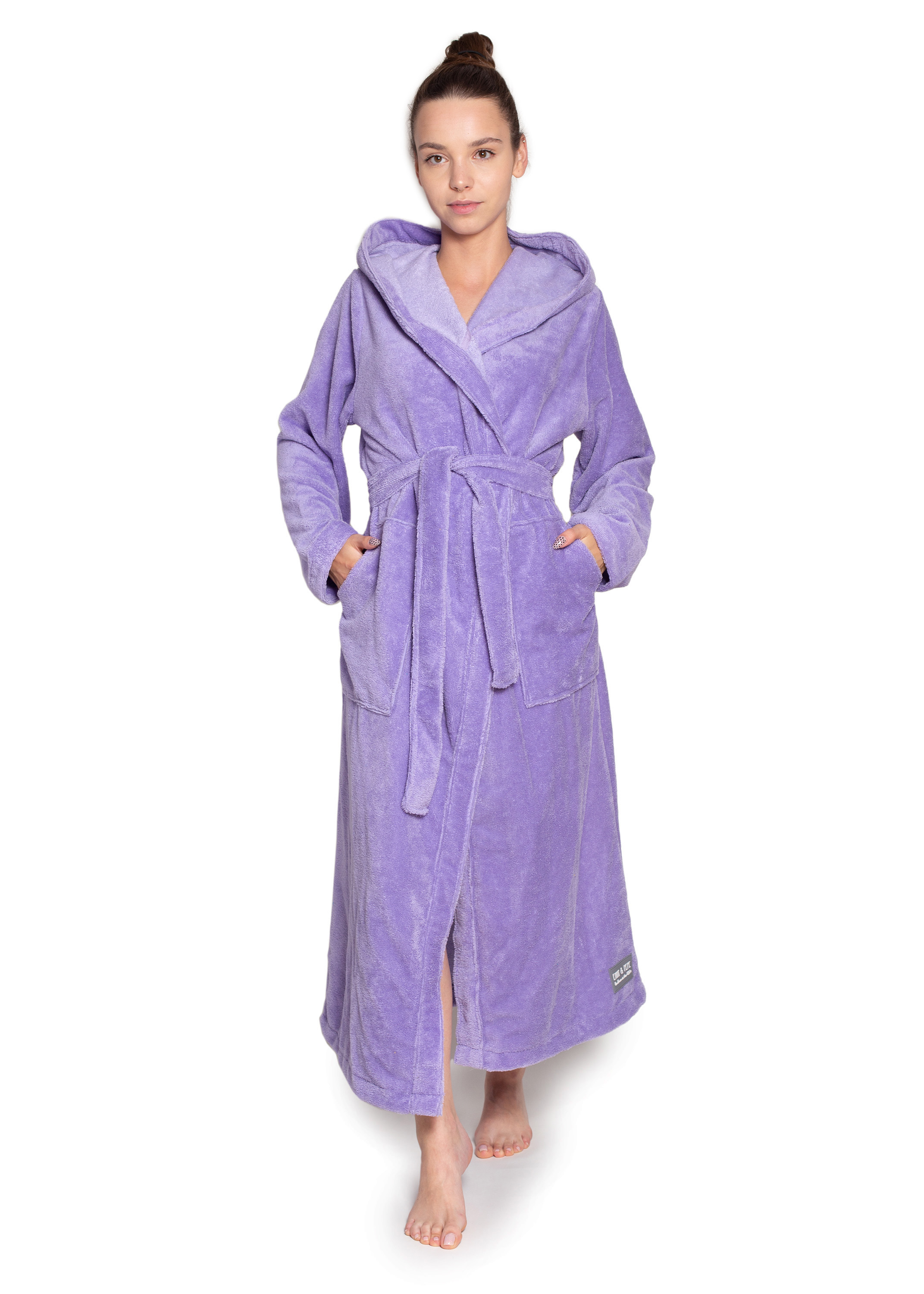 Bamboo Bademantel Unisex Lilac