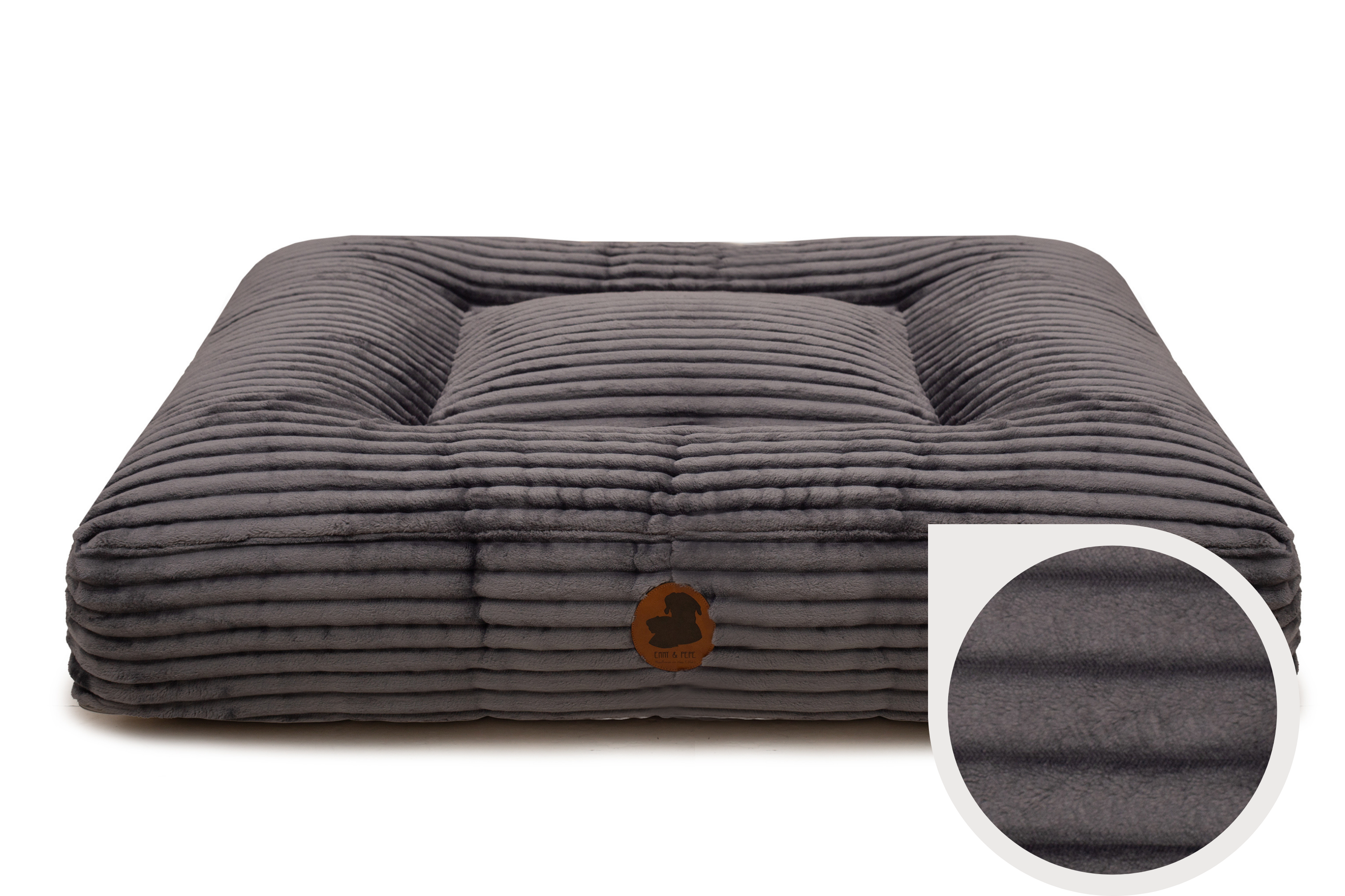 Wechselbezug Kuschelcord Dark Grey