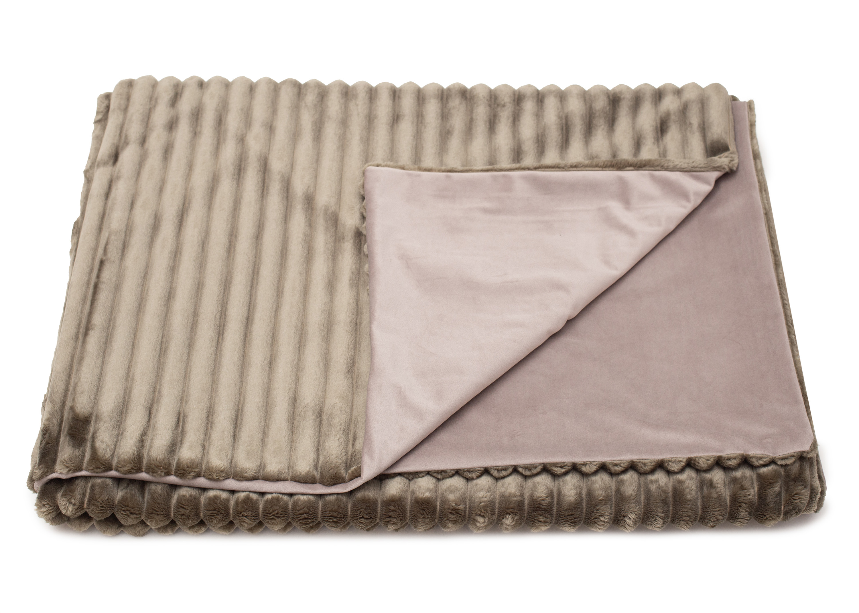 Sofadecke Kuschelcord Olive