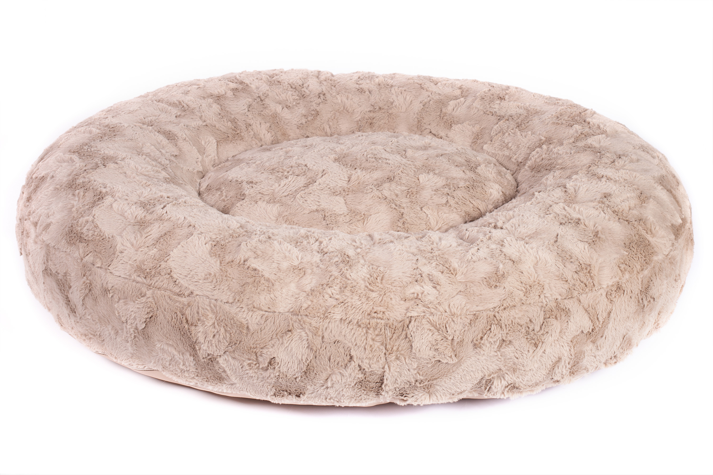 Wau-Bed Wild Wave Taupe Oval L (120x100cm)