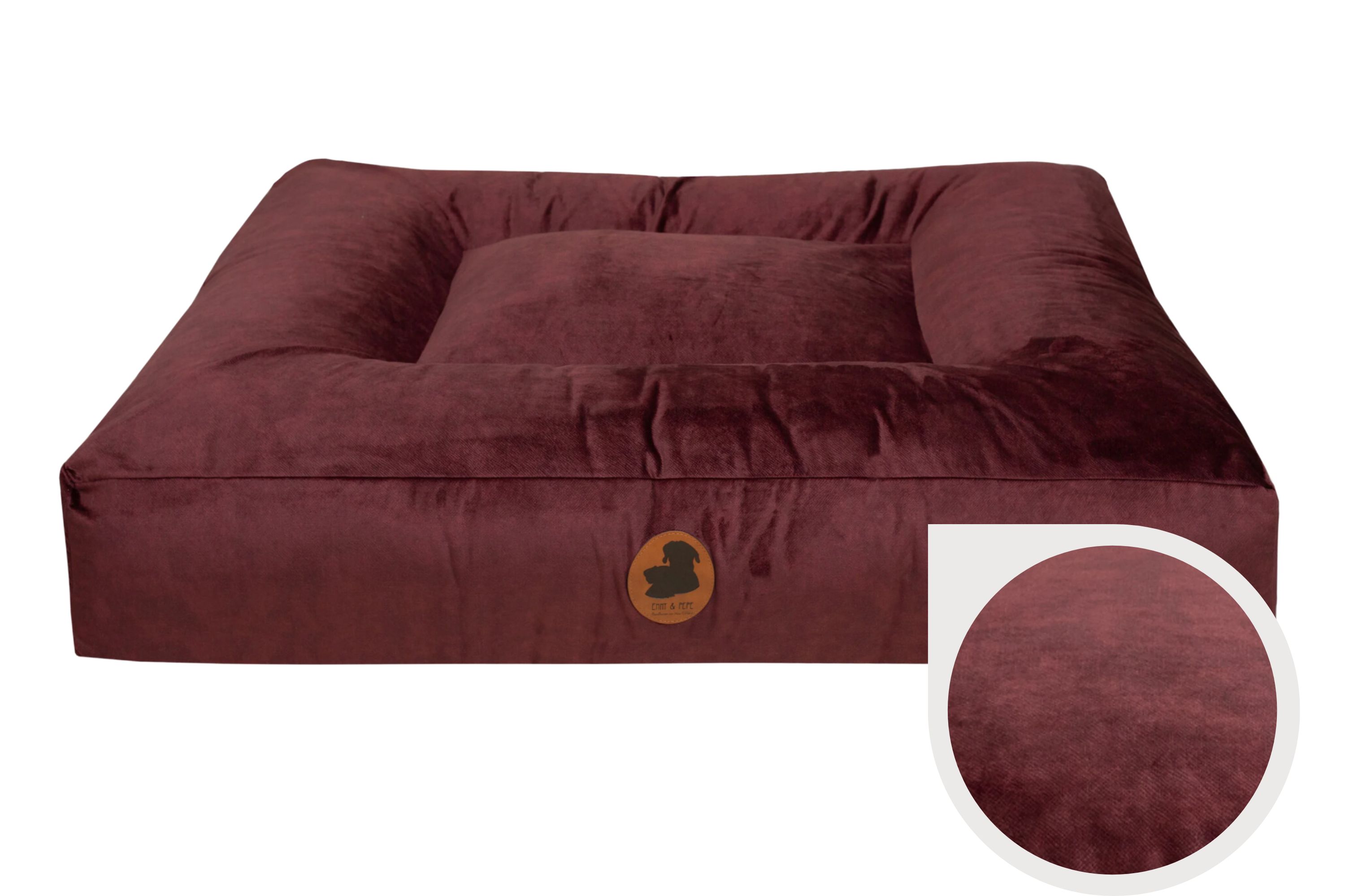 Wau-Bed Pets Friendly Dark Red