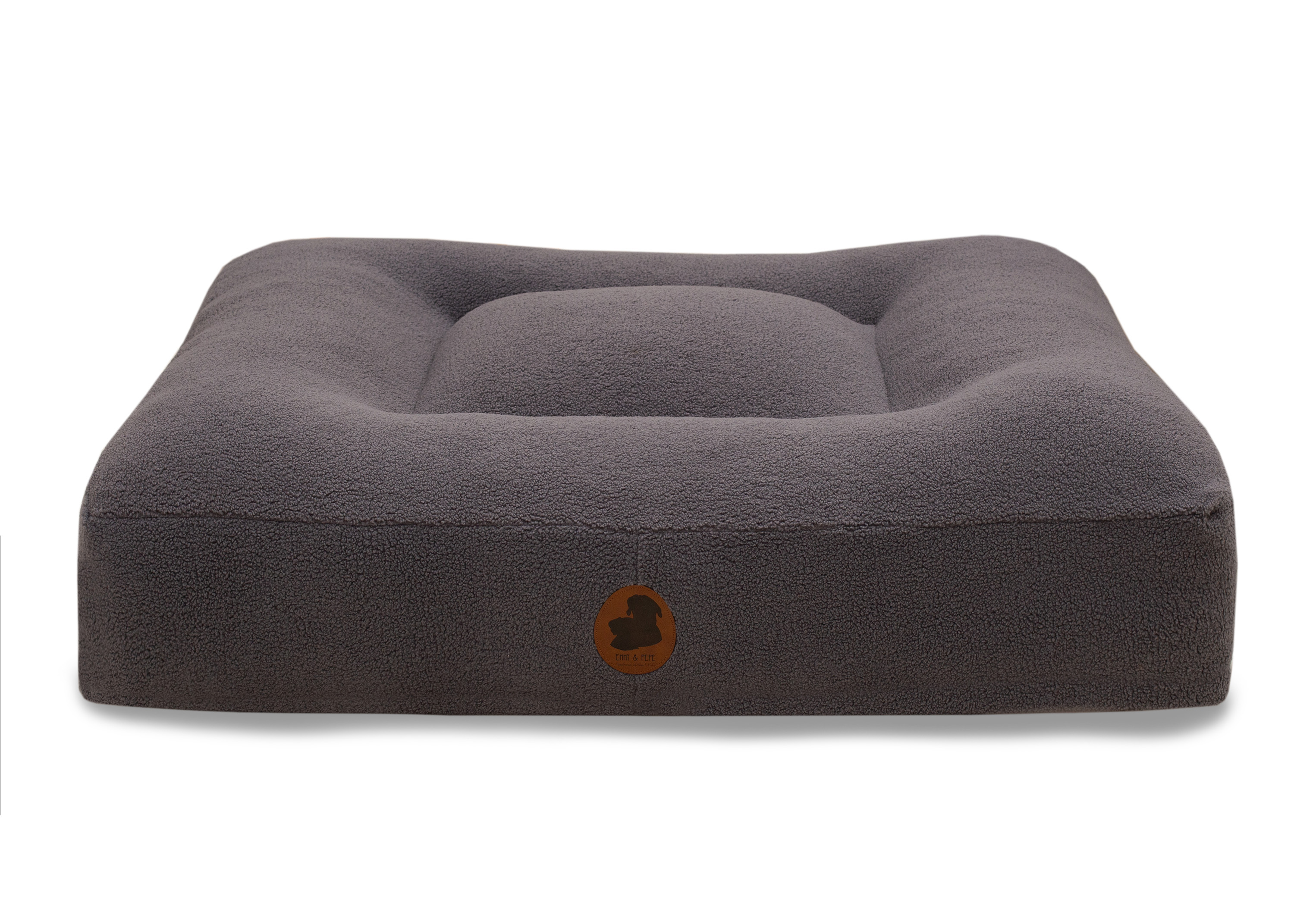 Wau-Bed Teddy Grey Oval XL (140x120cm)