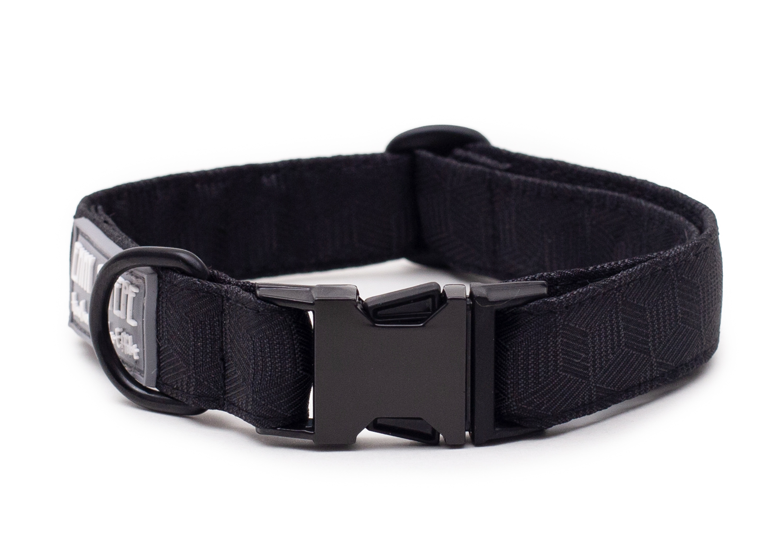 Dog collar cheerful black