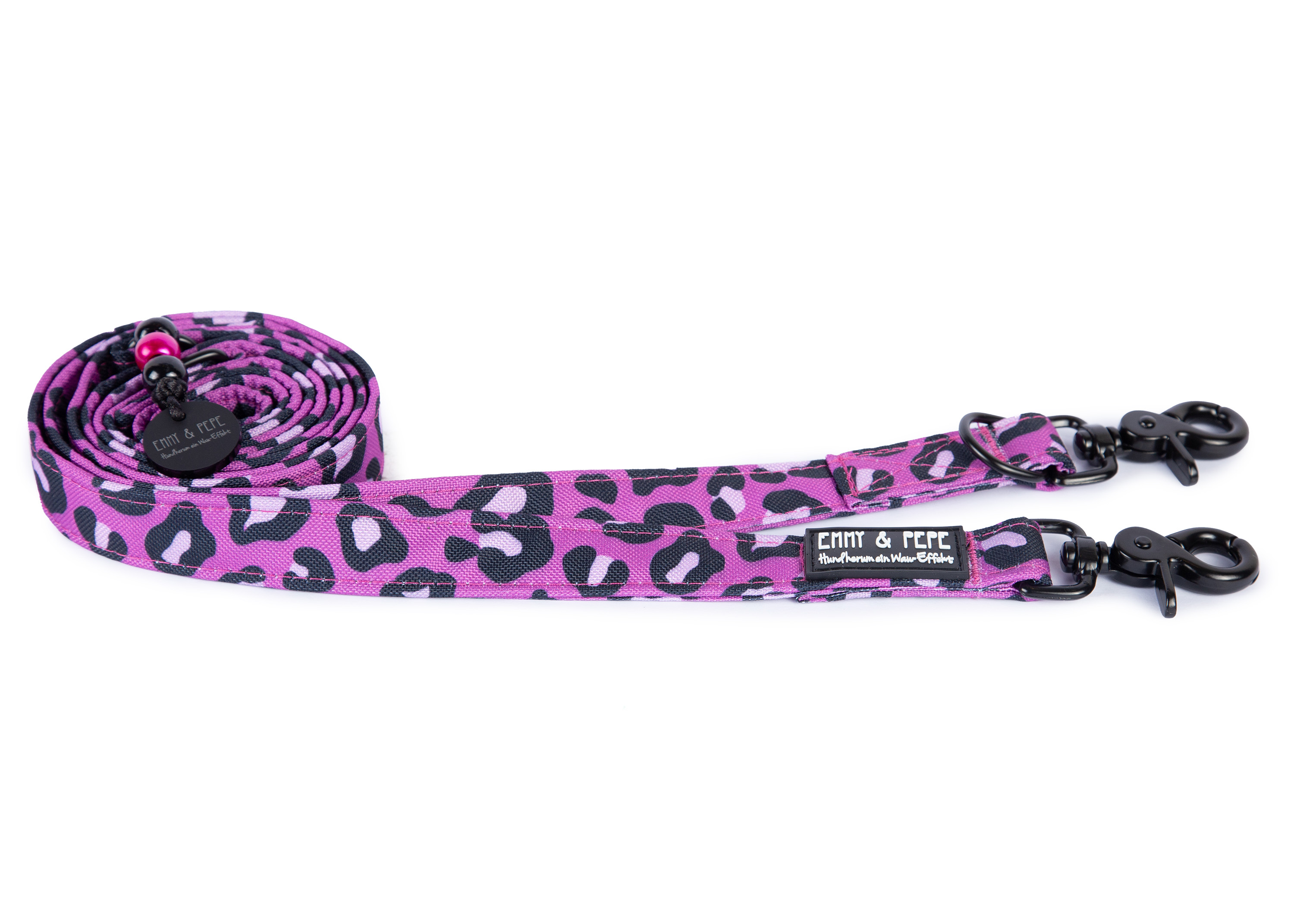 Dog leash Leo Fuchsia