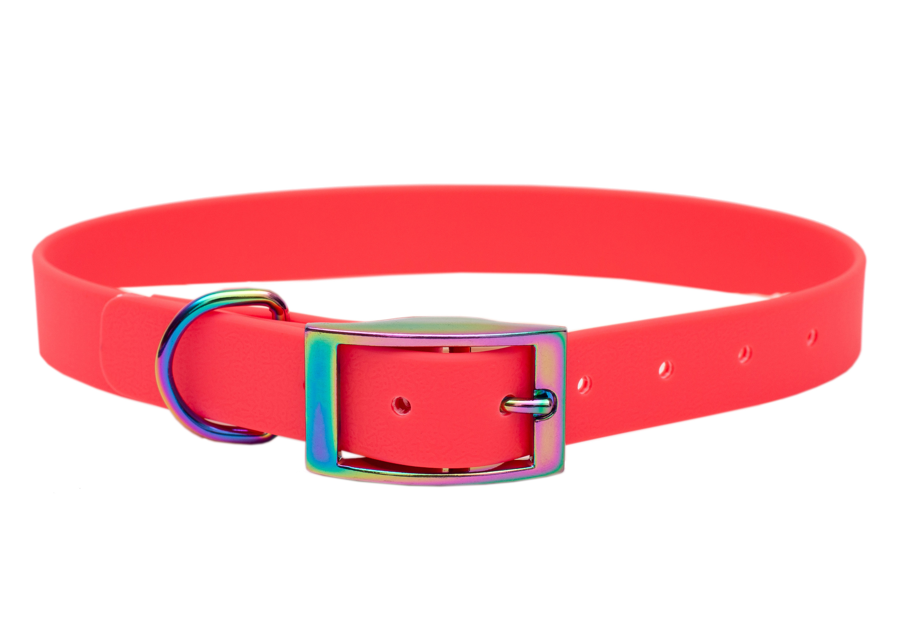 Biothane Halsband Neon Pink