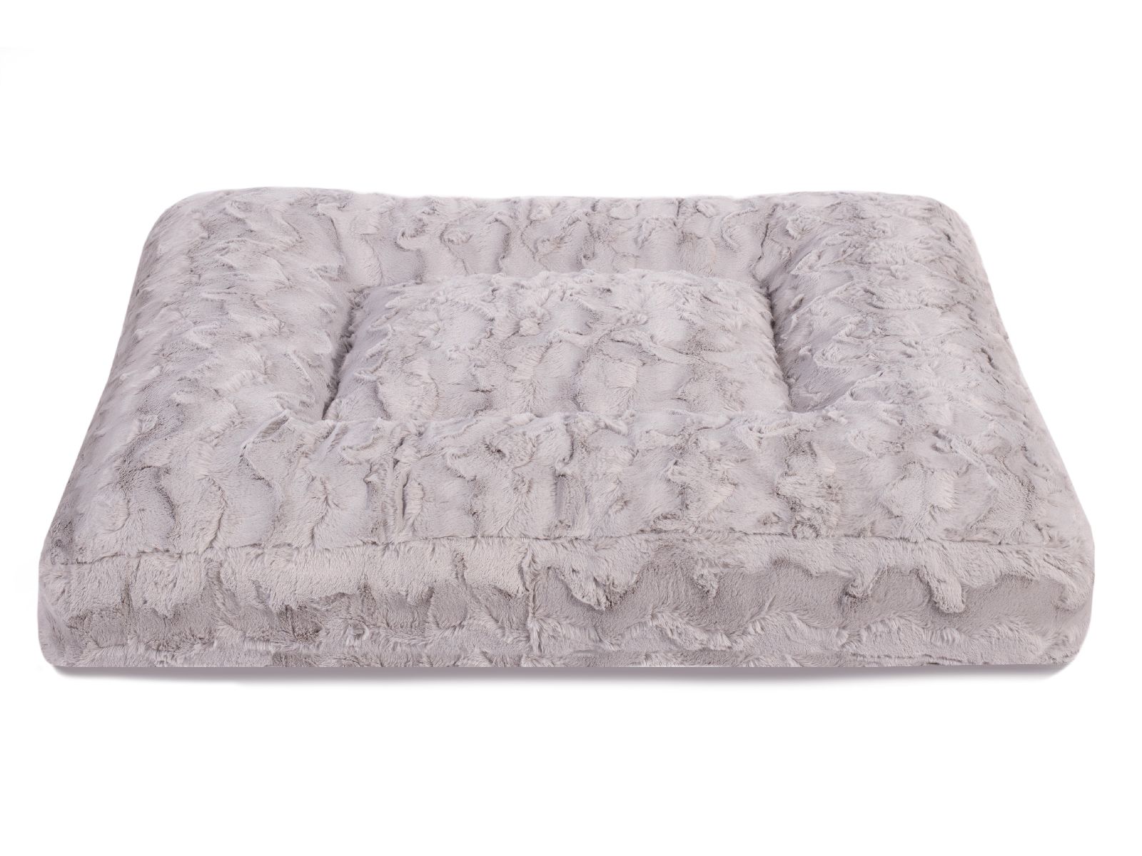 Wau-Bed Wild Wave Light Grey Eckig XL (140x120cm)