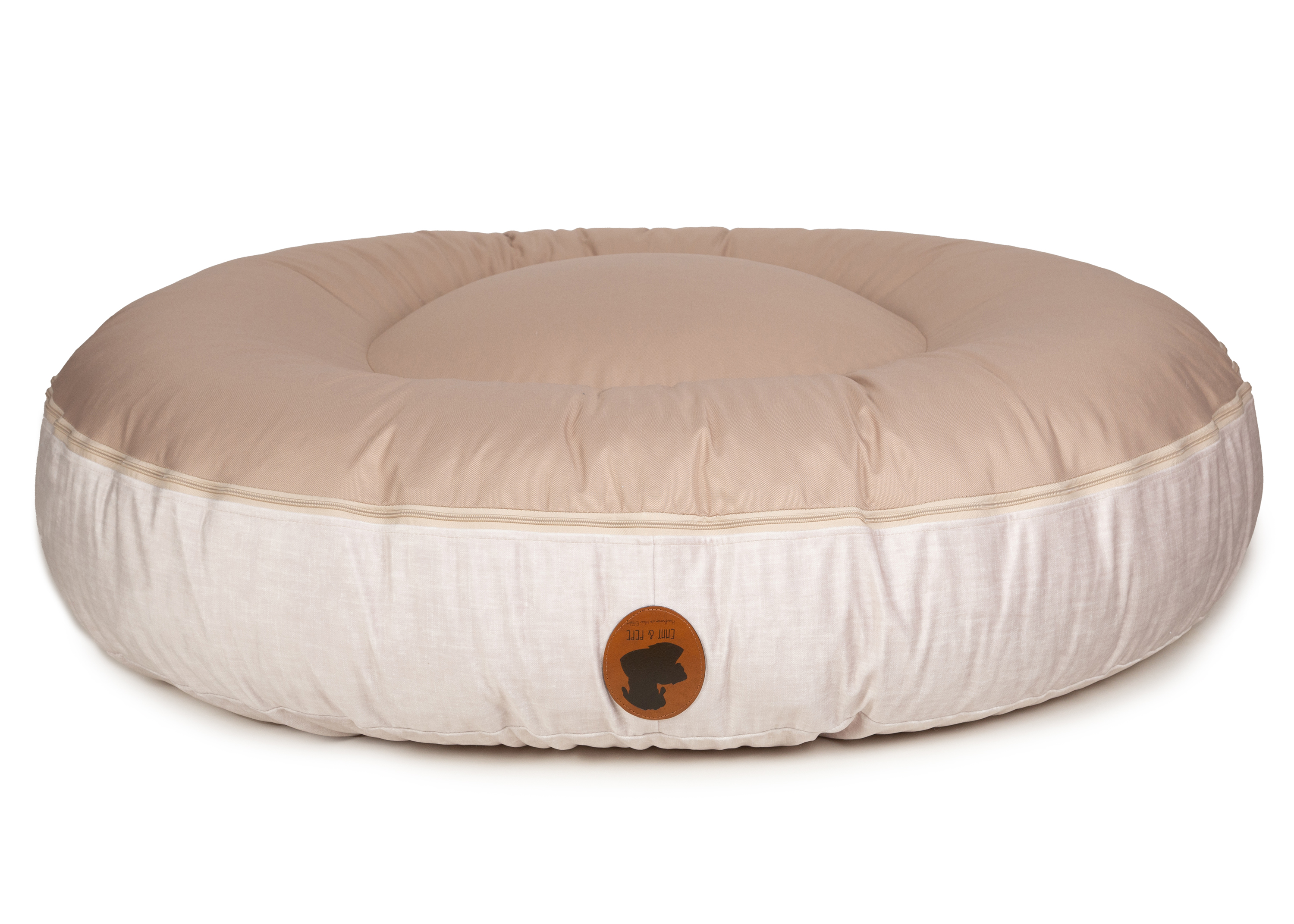 Wechselbezug Summer Soft Creme Oval XL (140x120cm)