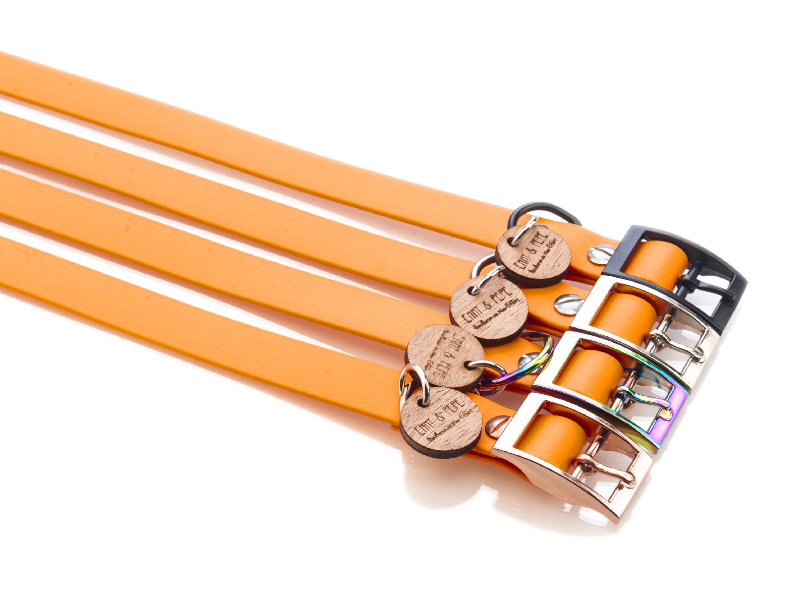 Biothane Halsband Orange