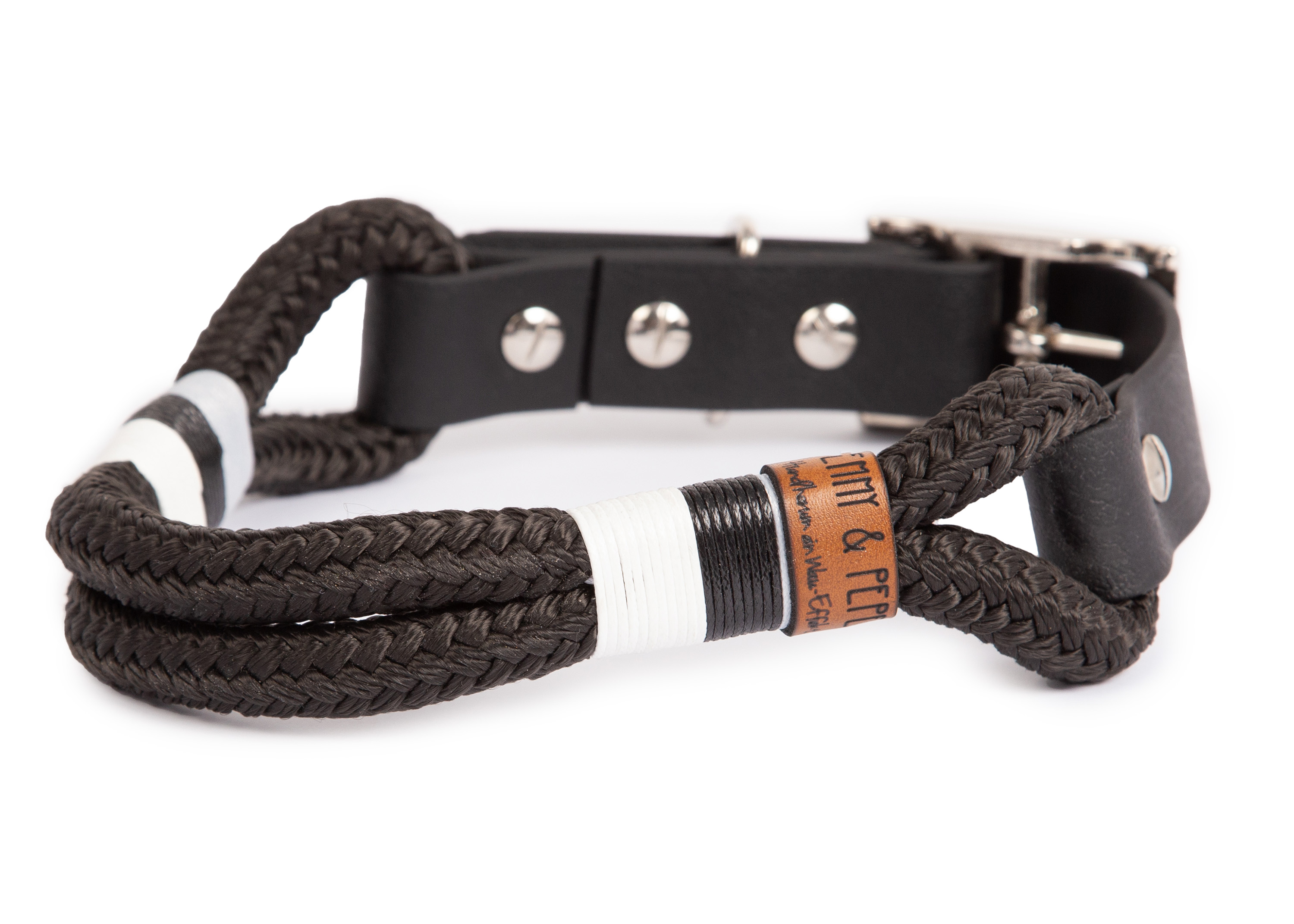 Rope collar without beads Blacky